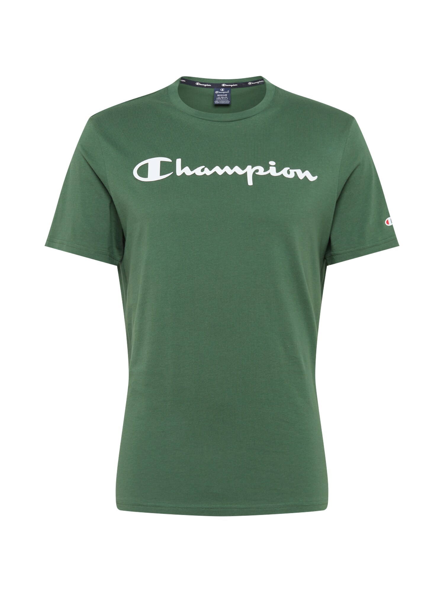 Champion Authentic Athletic Apparel Marškinėliai  balta / žalia