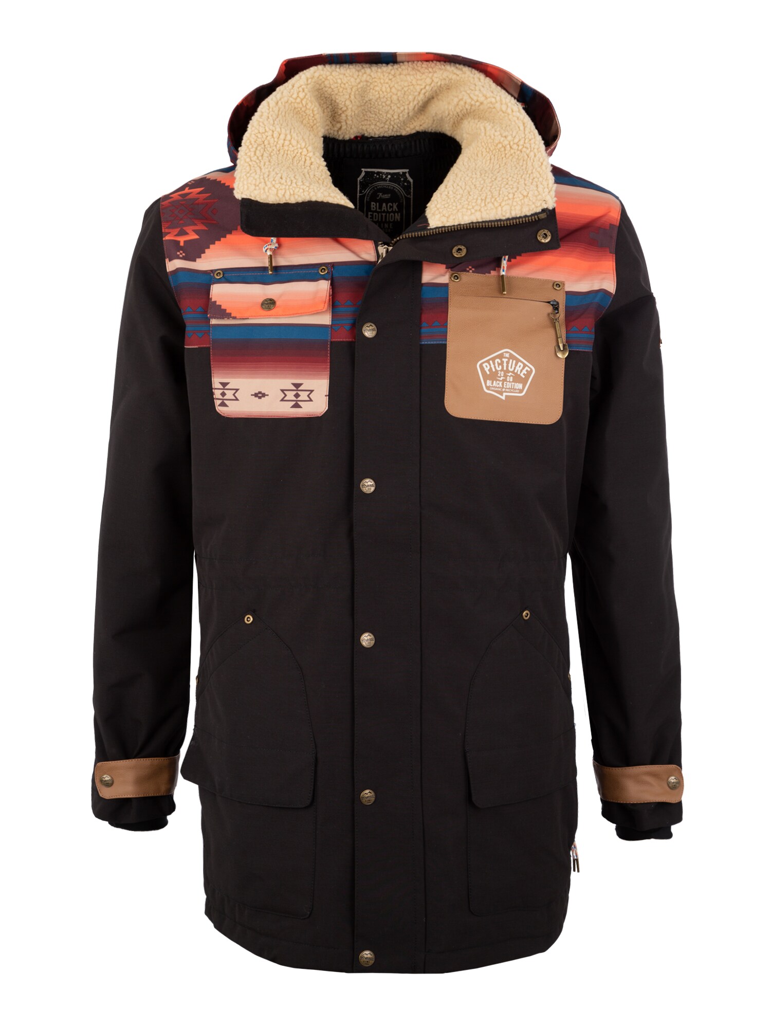 Picture Organic Clothing Heren Outdoorjas Dann Jkt Gemengde Kleuren Zwart picture organic clothing kopen in de aanbieding