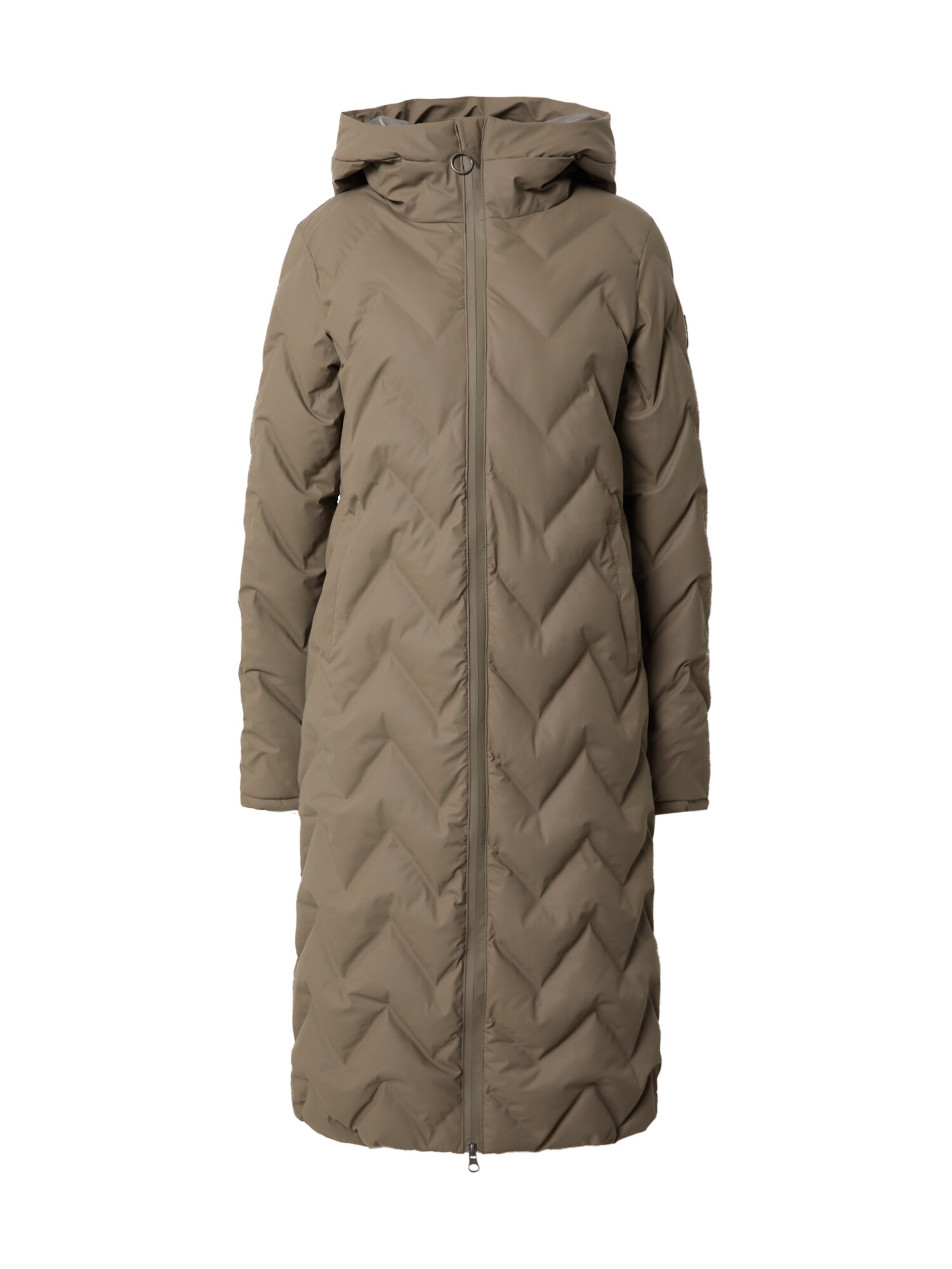 Derbe Rudeninis-žieminis paltas 'Interlink'  dūmų pilka / alyvuogių spalva