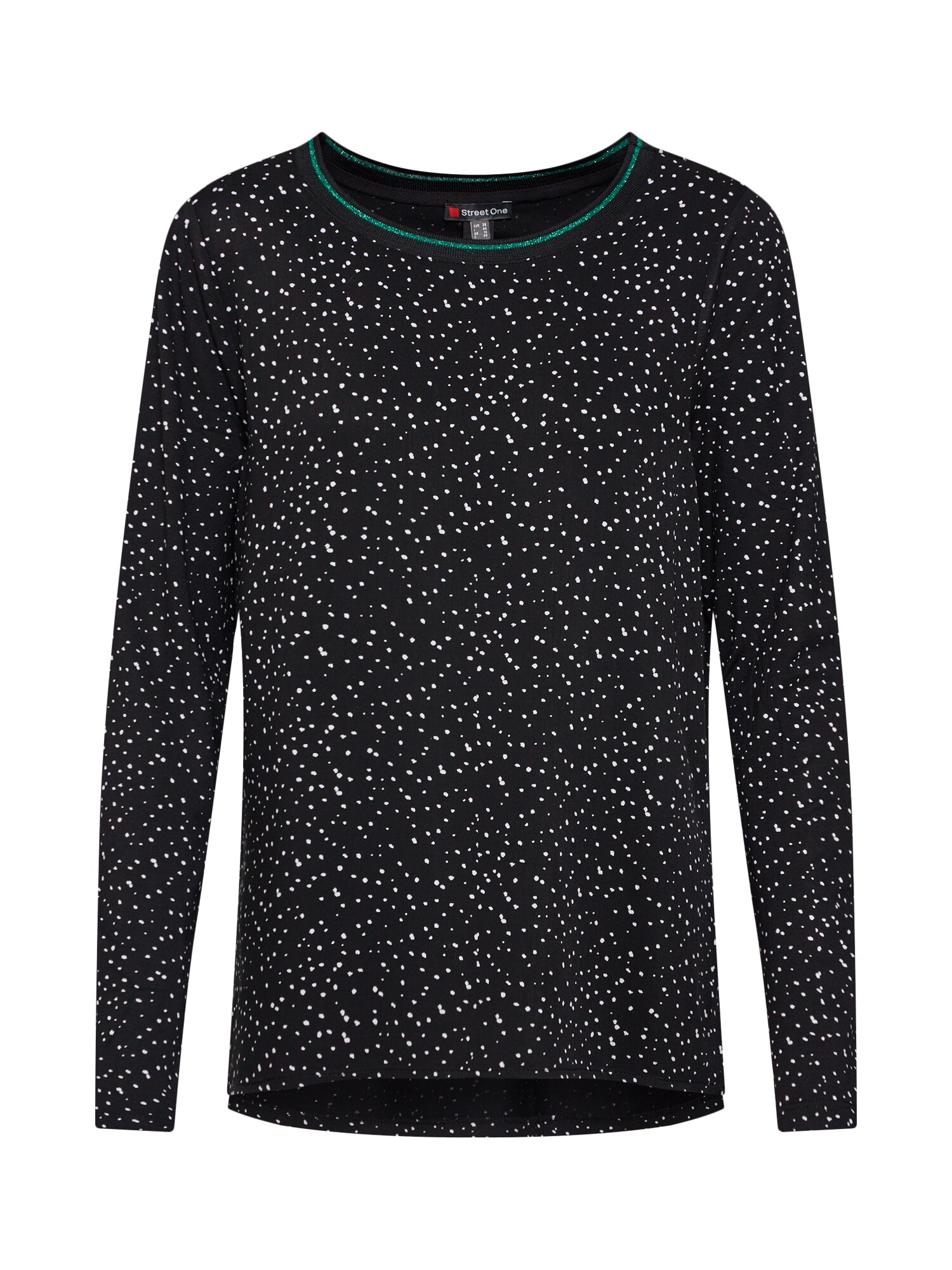 Street One Dames Shirt Zwart Wit street one kopen in de aanbieding