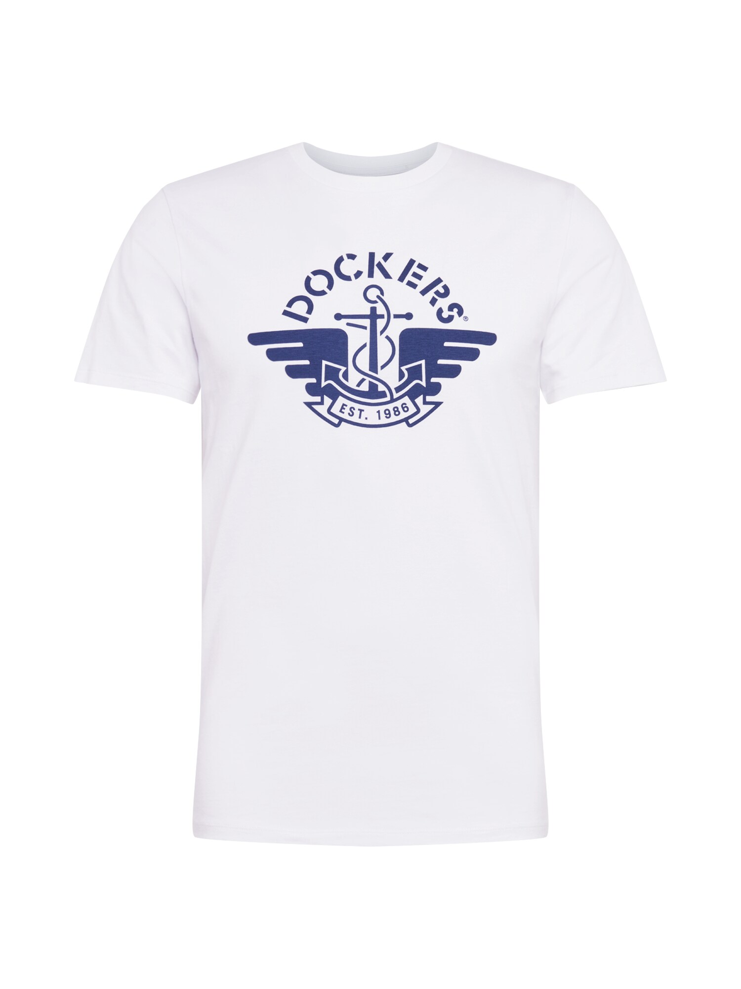 Dockers Marškinėliai  mėlyna / balta