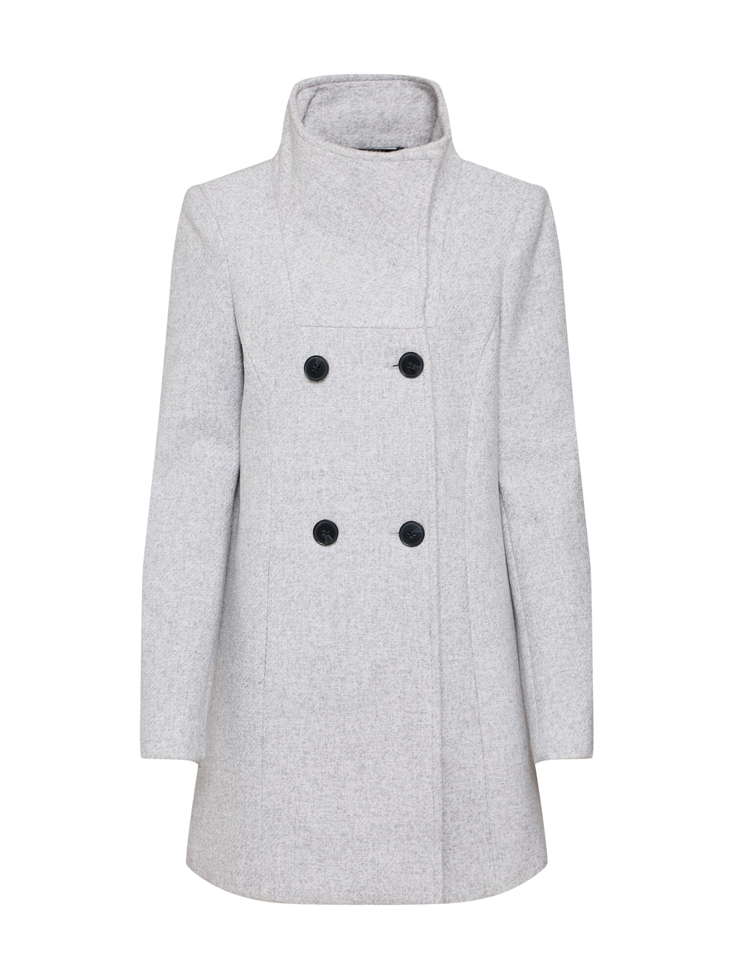 Vero Moda Dames Tussenmantel Line Lichtgrijs vero moda kopen in de aanbieding