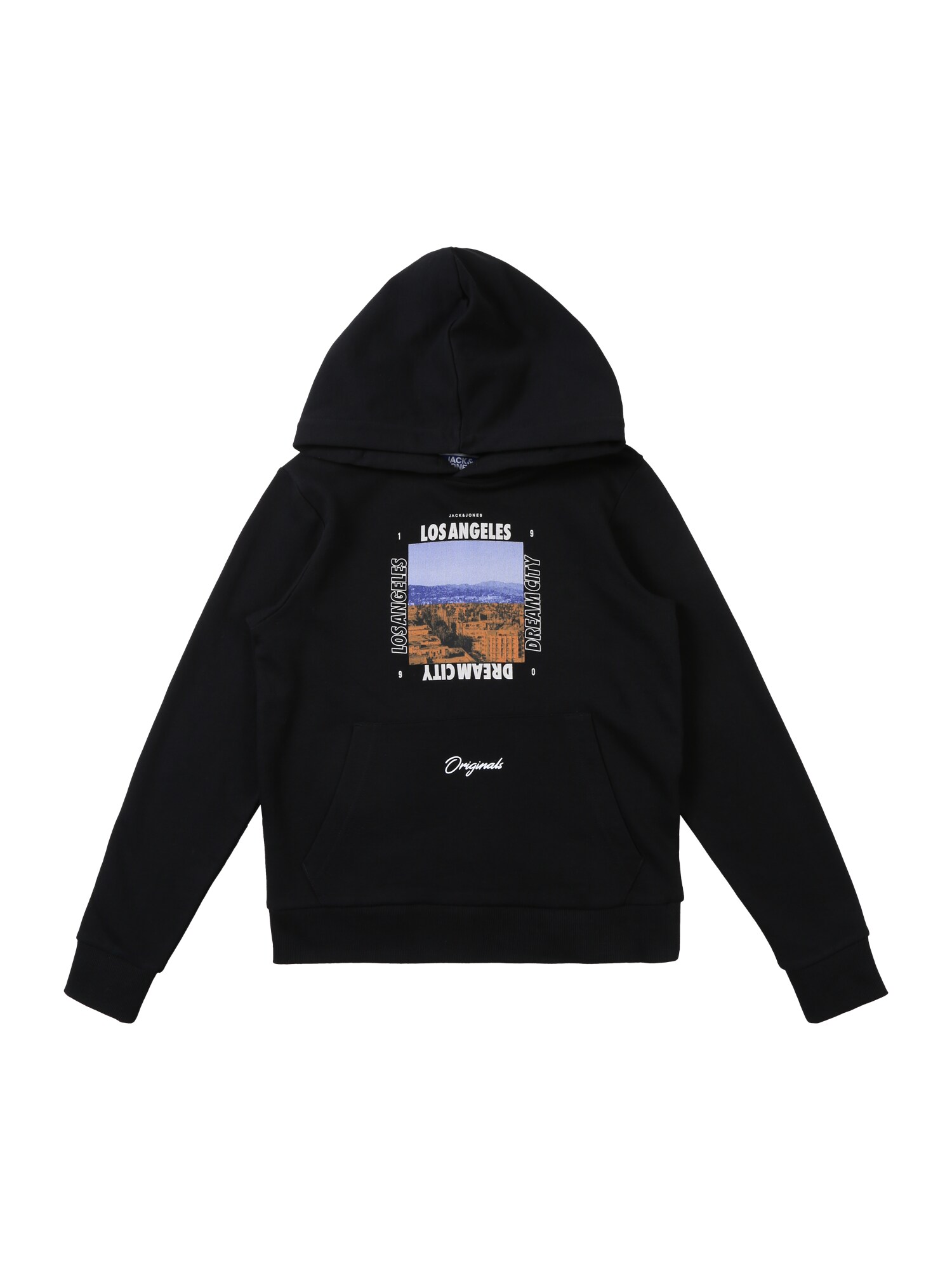 Jack Jones Junior Jongens Sweatshirt Suburban Gemengde Kleuren Zwart jack jones junior kopen in de aanbieding