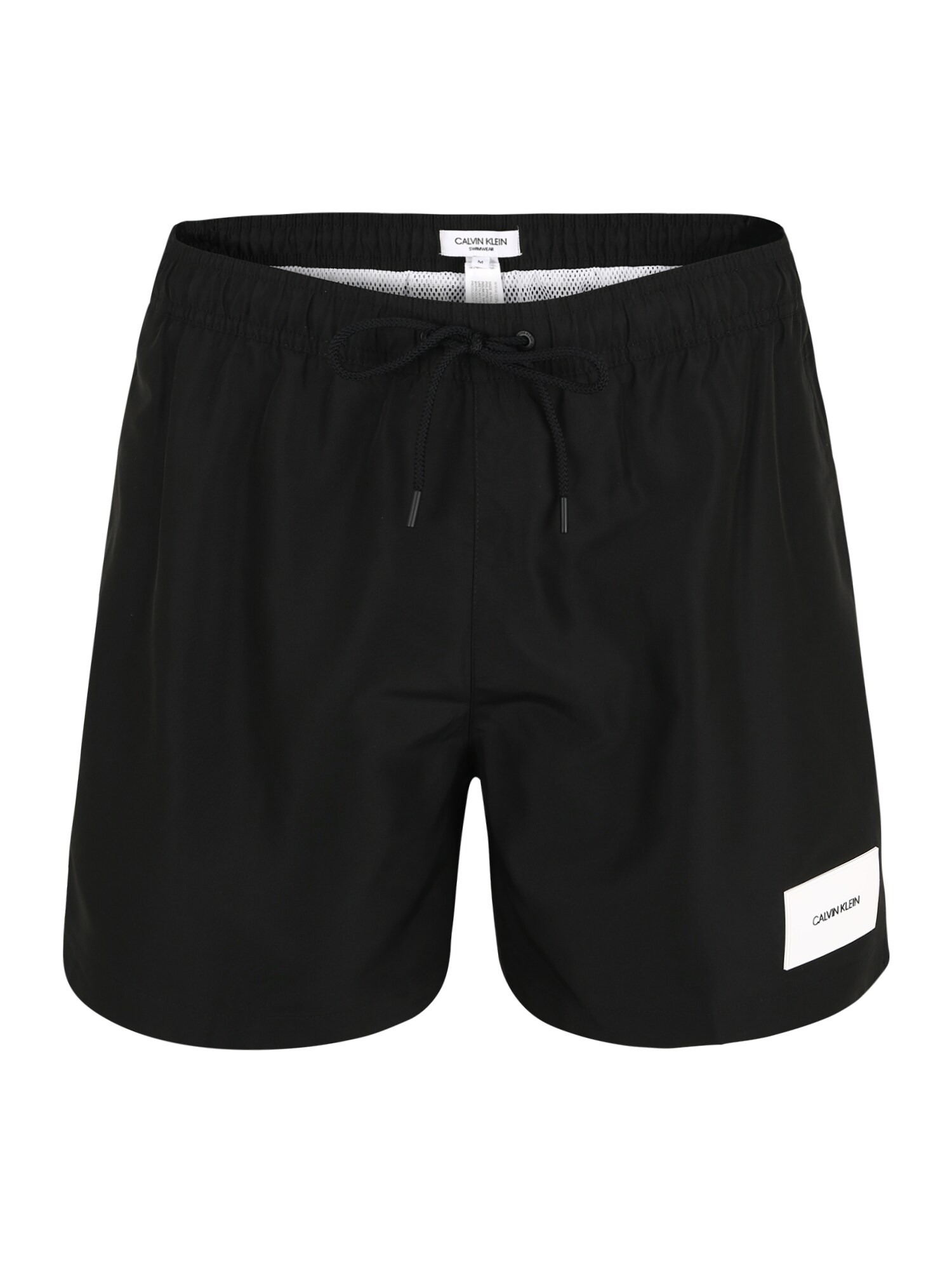 Calvin Klein Swimwear Maudymosi trumpikės  juoda / balta