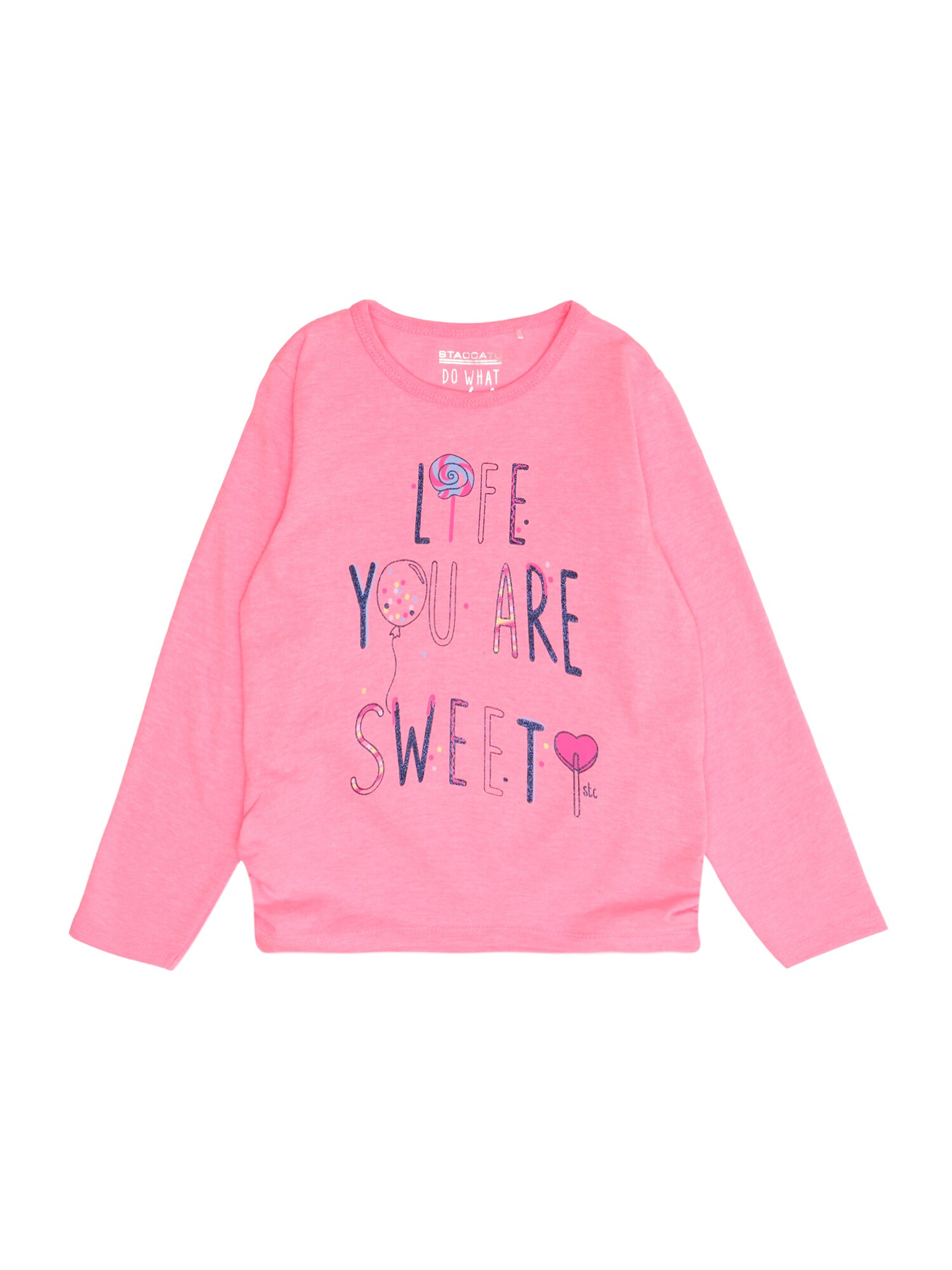 Staccato Meisjes Shirt Gemengde Kleuren Pink staccato kopen in de aanbieding