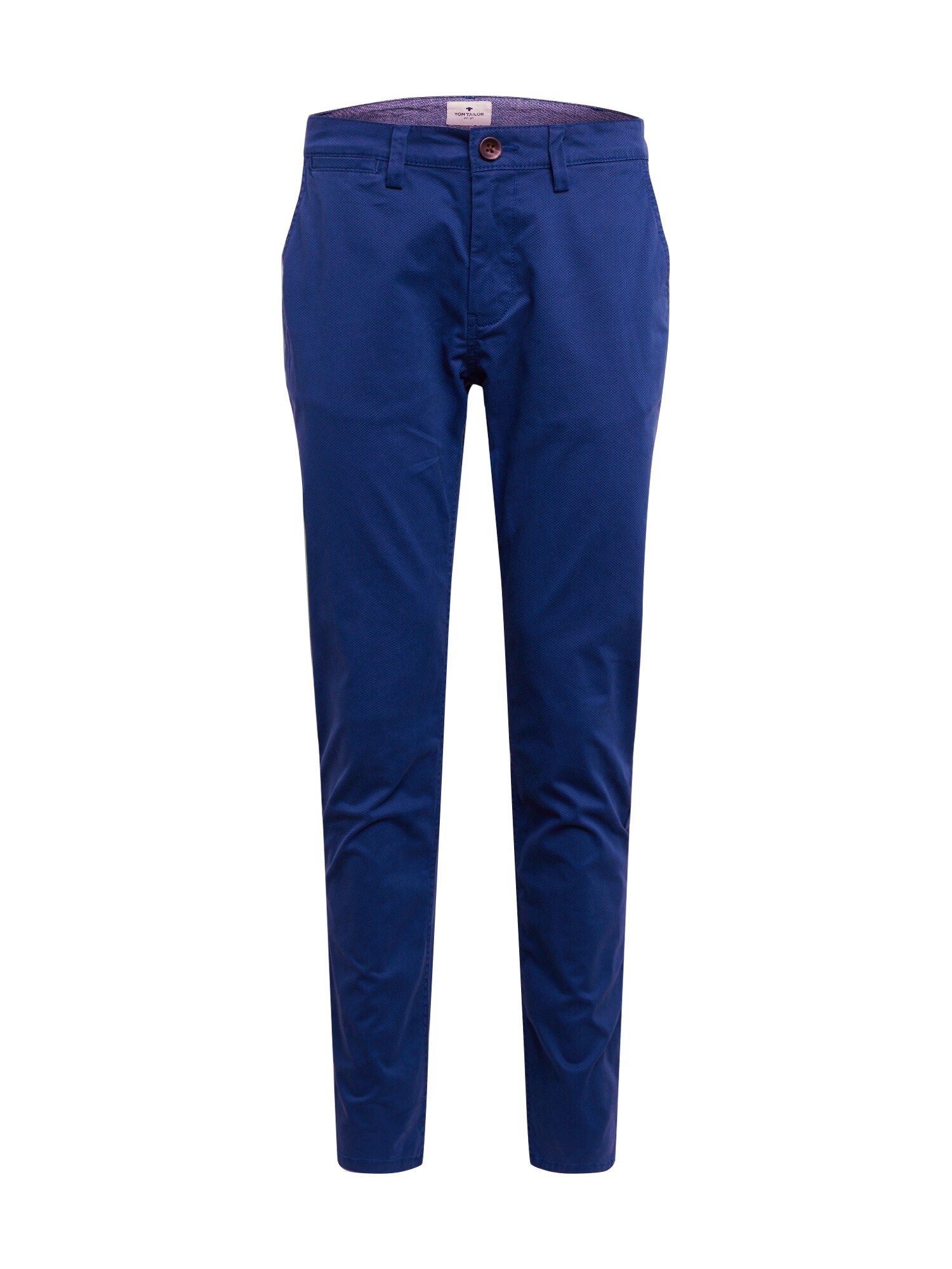 TOM TAILOR Chino stiliaus kelnės 'washed structure chino'  mėlyna