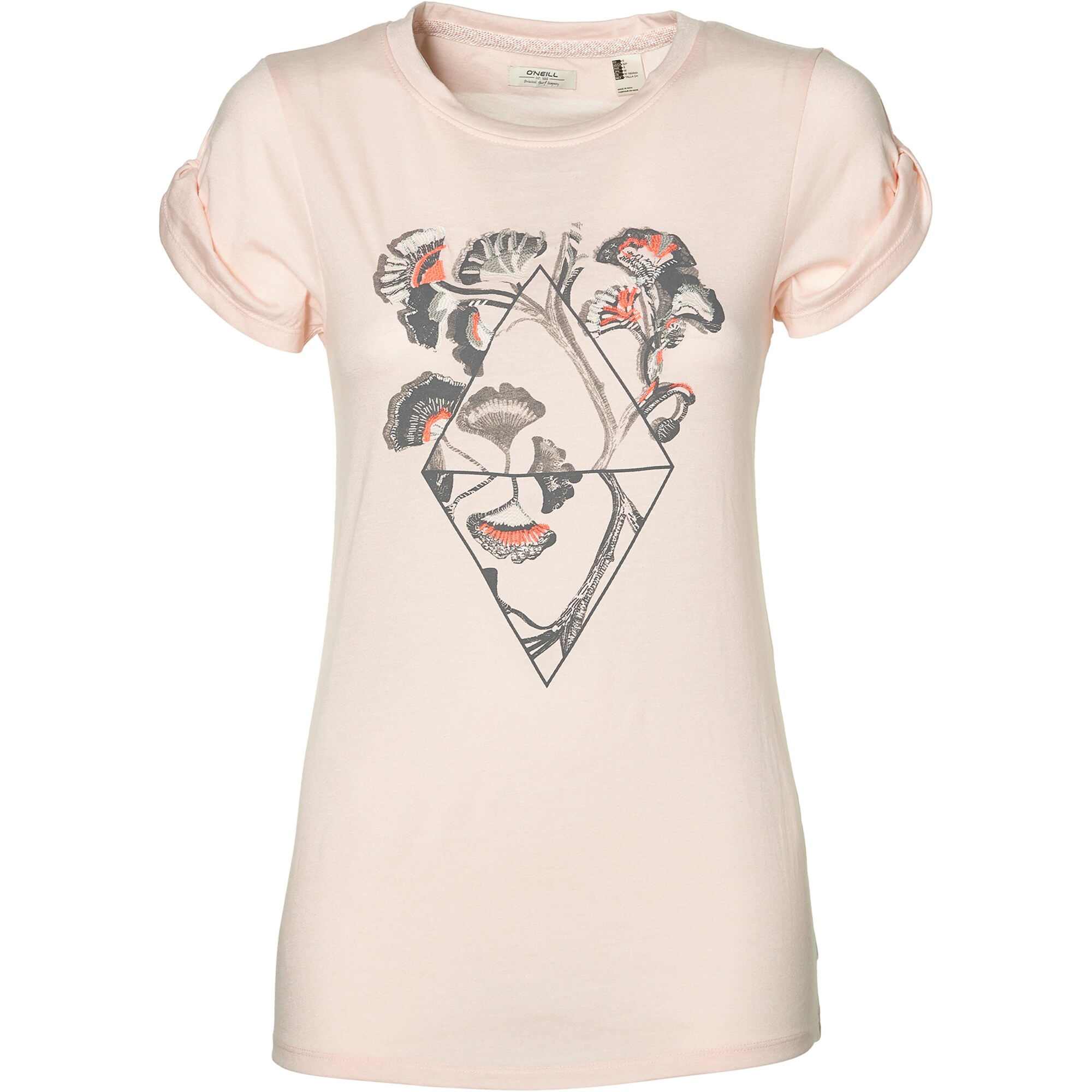 Oneill Dames Shirt Lw Castle Peak Lichtgrijs Rosa oneill kopen in de aanbieding