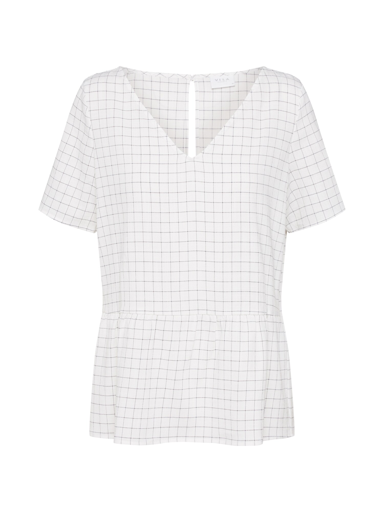 Vila Dames Blouse Zwart Wit vila kopen in de aanbieding