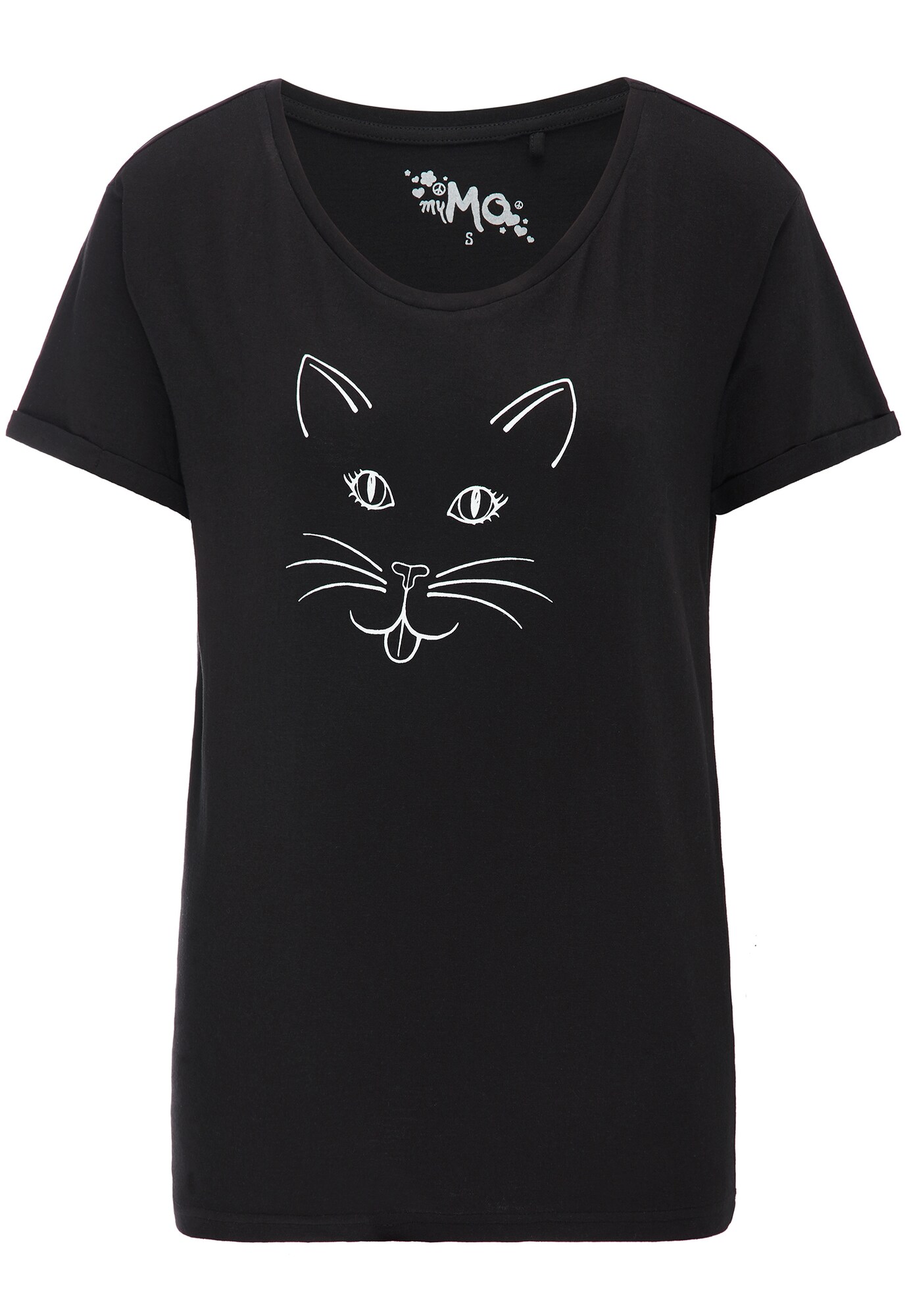 Mymo Dames Shirt Zwart Wit mymo kopen in de aanbieding