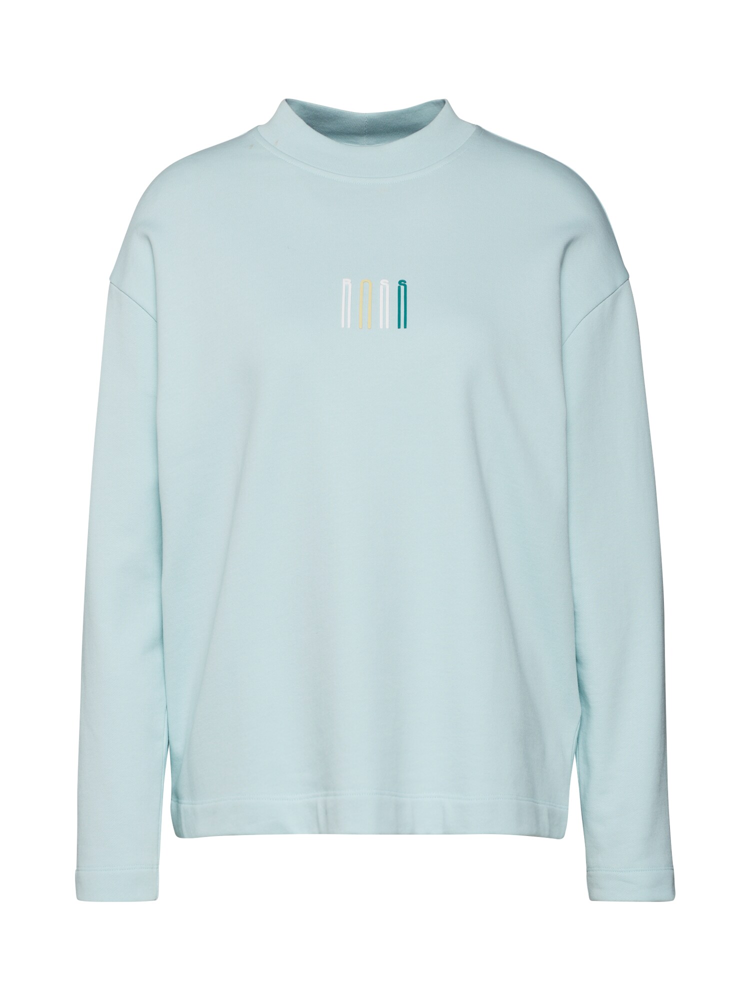Boss Dames Sweatshirt Teglossy Blauw boss kopen in de aanbieding