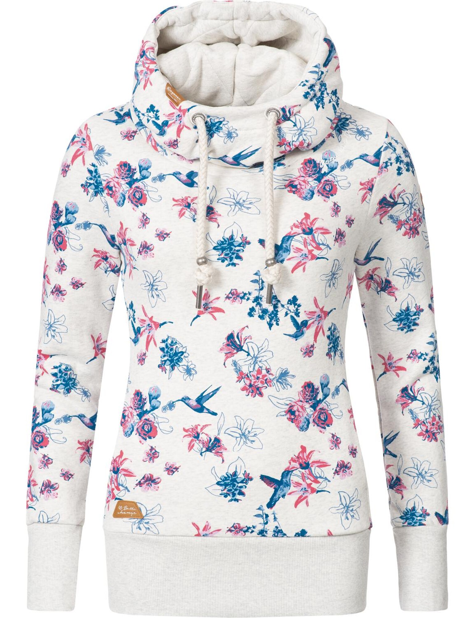 Ragwear Dames Sweatshirt Yoda Gemengde Kleuren Wit ragwear kopen in de aanbieding