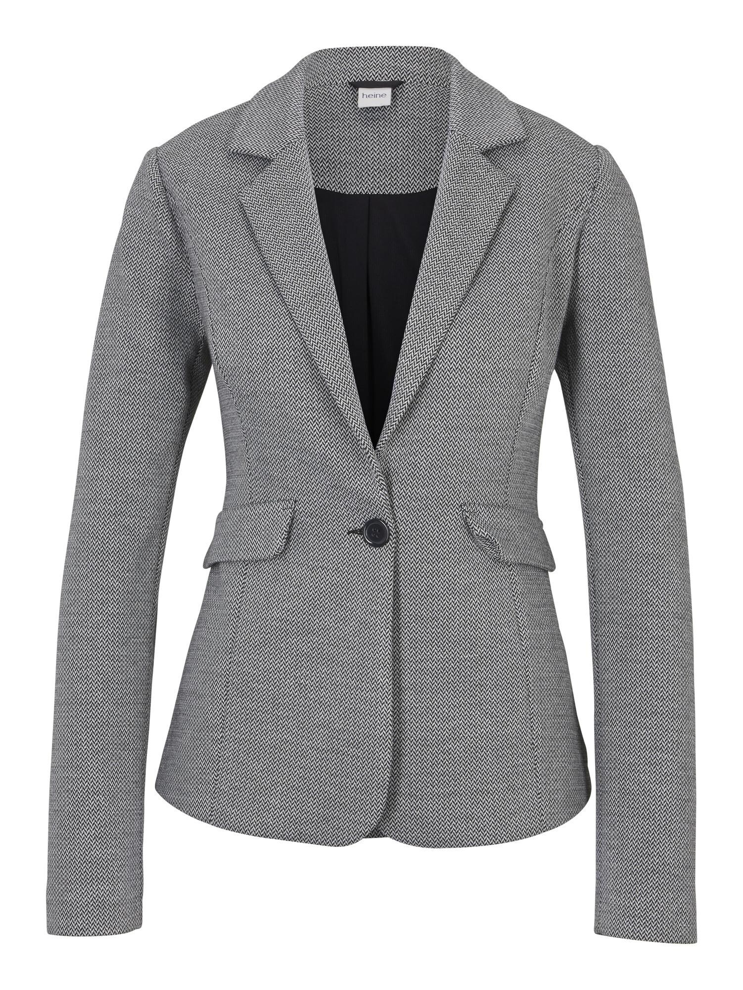 heine Blazer švarkas  balta / pilka