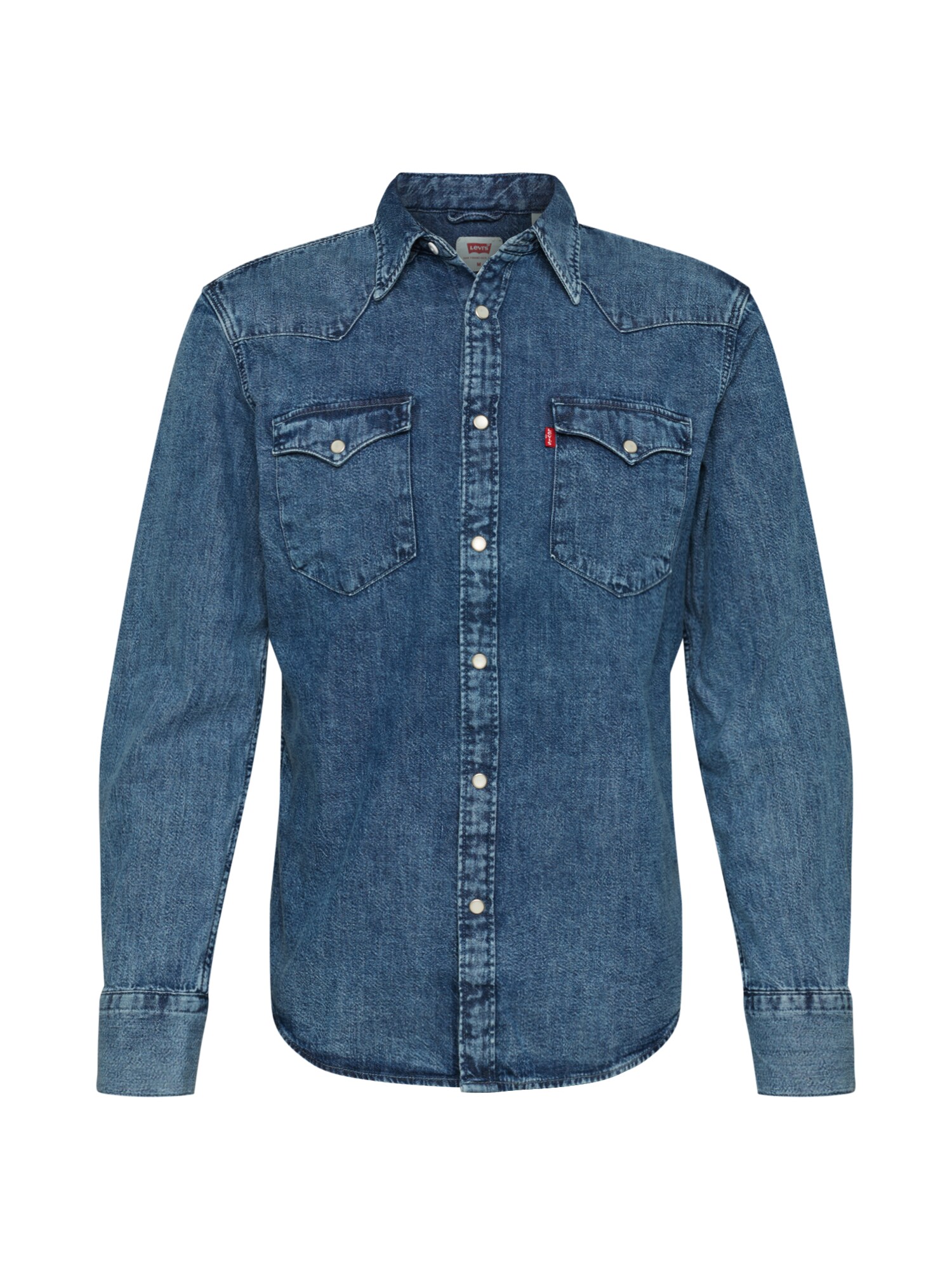 LEVI'S Dalykiniai marškiniai 'BARSTOW WESTERN STANDARD'  tamsiai (džinso) mėlyna