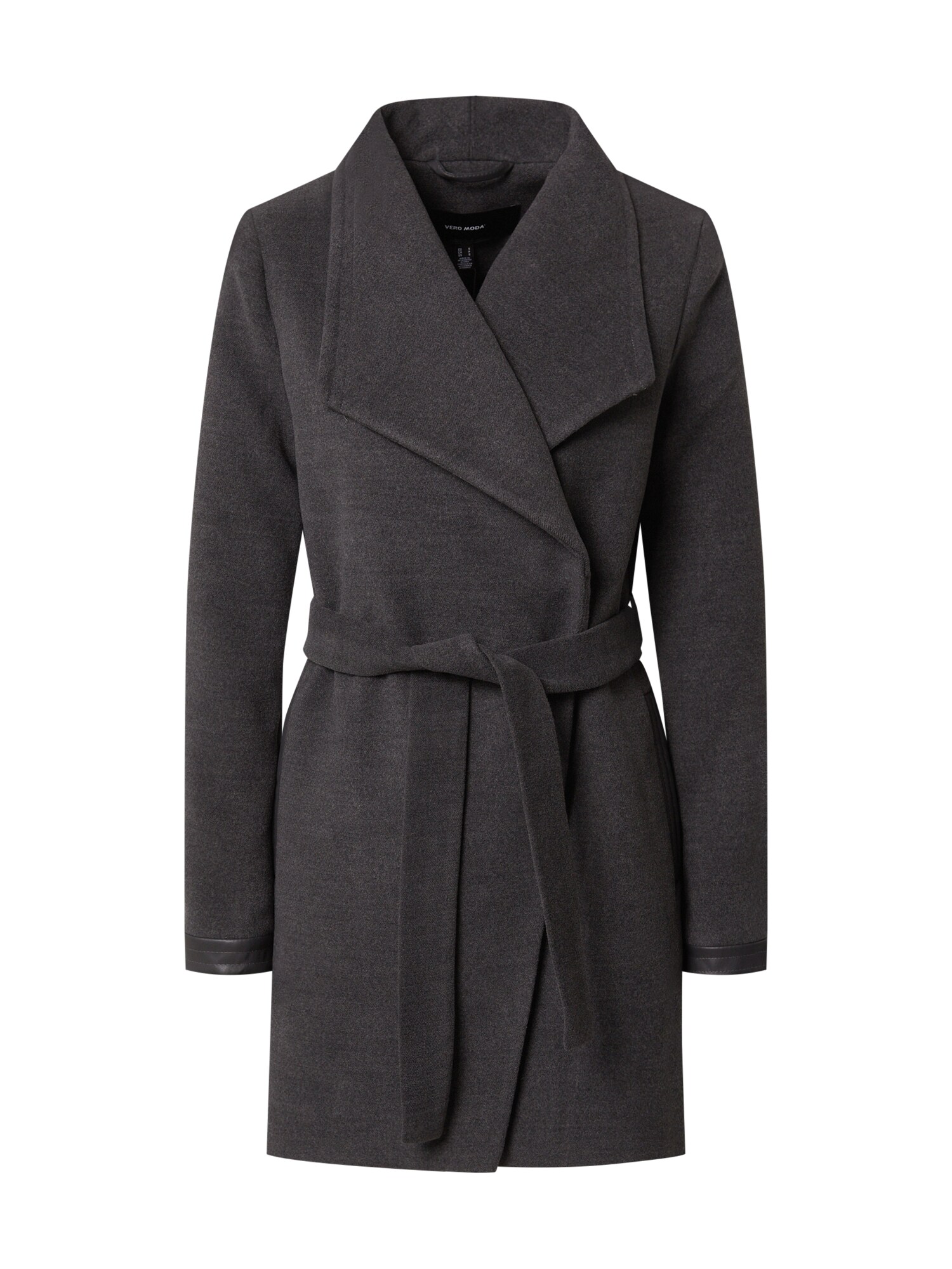 VERO MODA Rudeninis-žieminis paltas 'Sissel'  tamsiai pilka