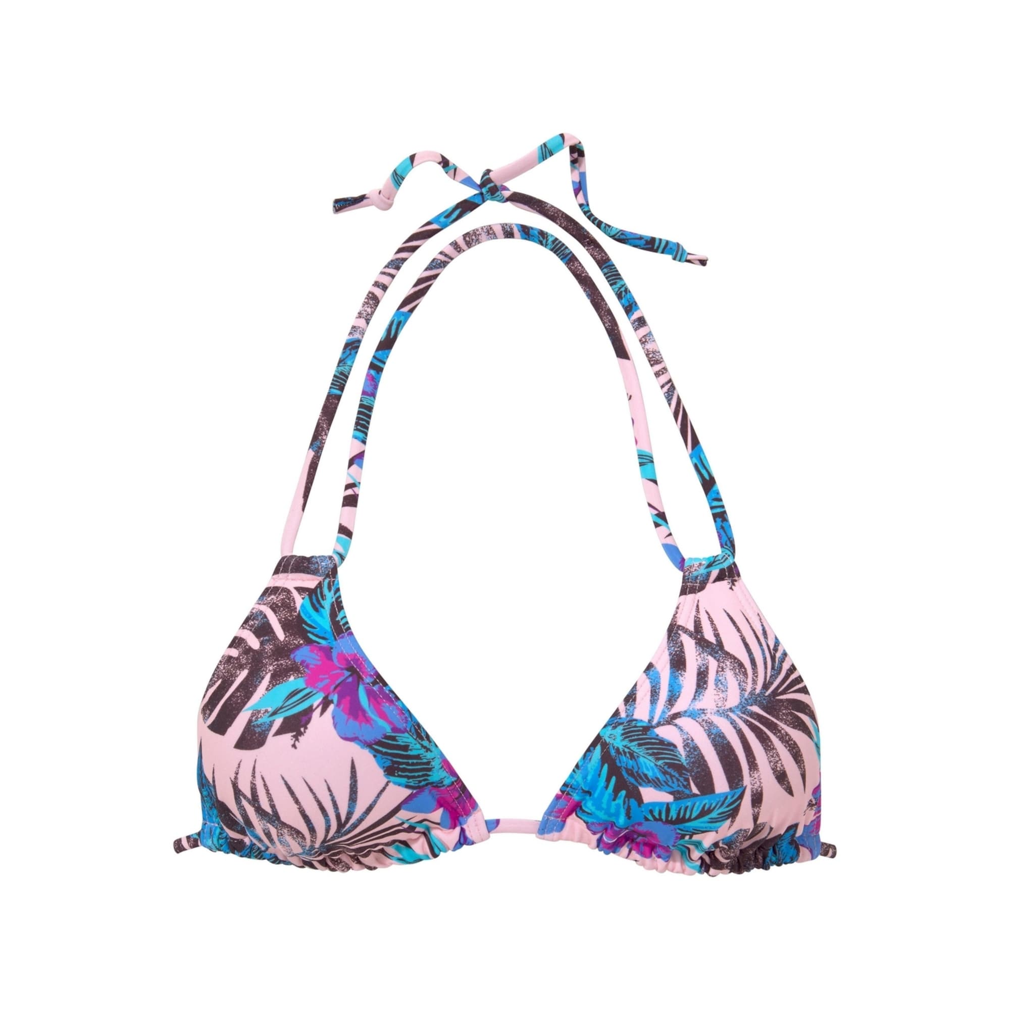VENICE BEACH Bikinio viršutinė dalis 'Marly' mėlyna / ryškiai rožinė spalva