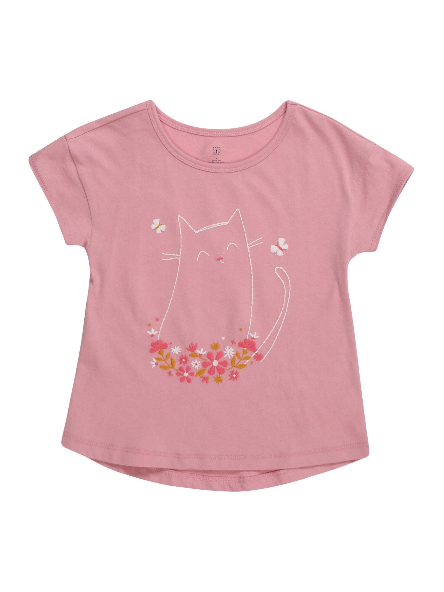 Gap Meisjes Shirt Feb Gr Tee Pink gap kopen in de aanbieding