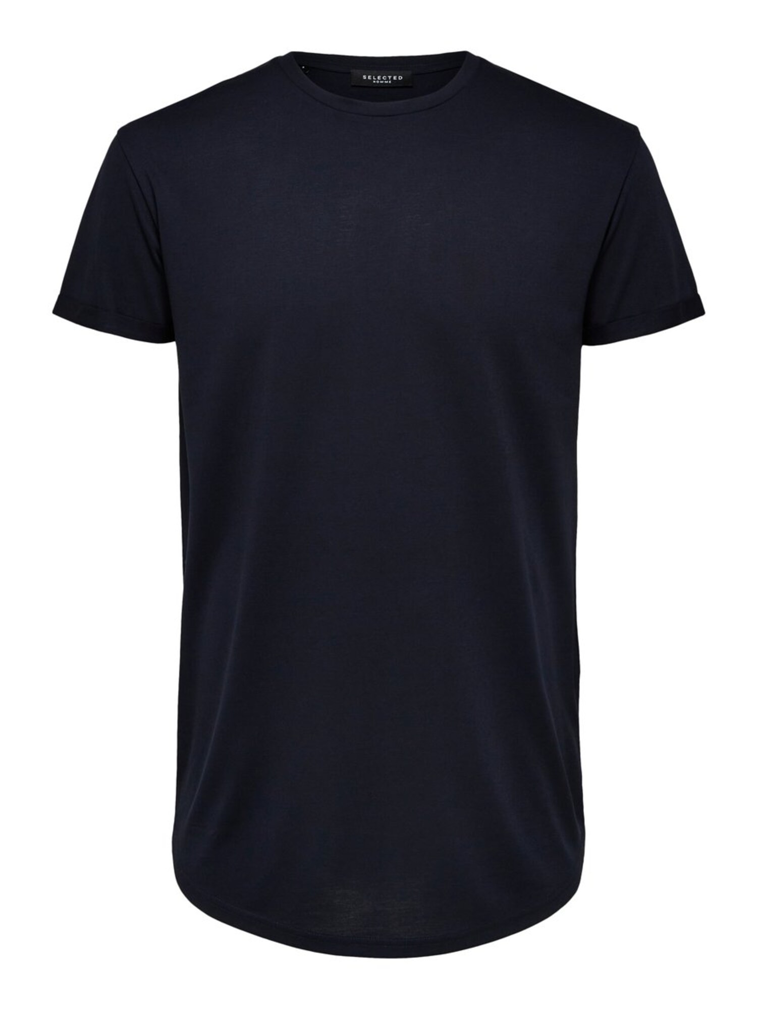 SELECTED HOMME Abgerundetes Maxi T-Shirt navy