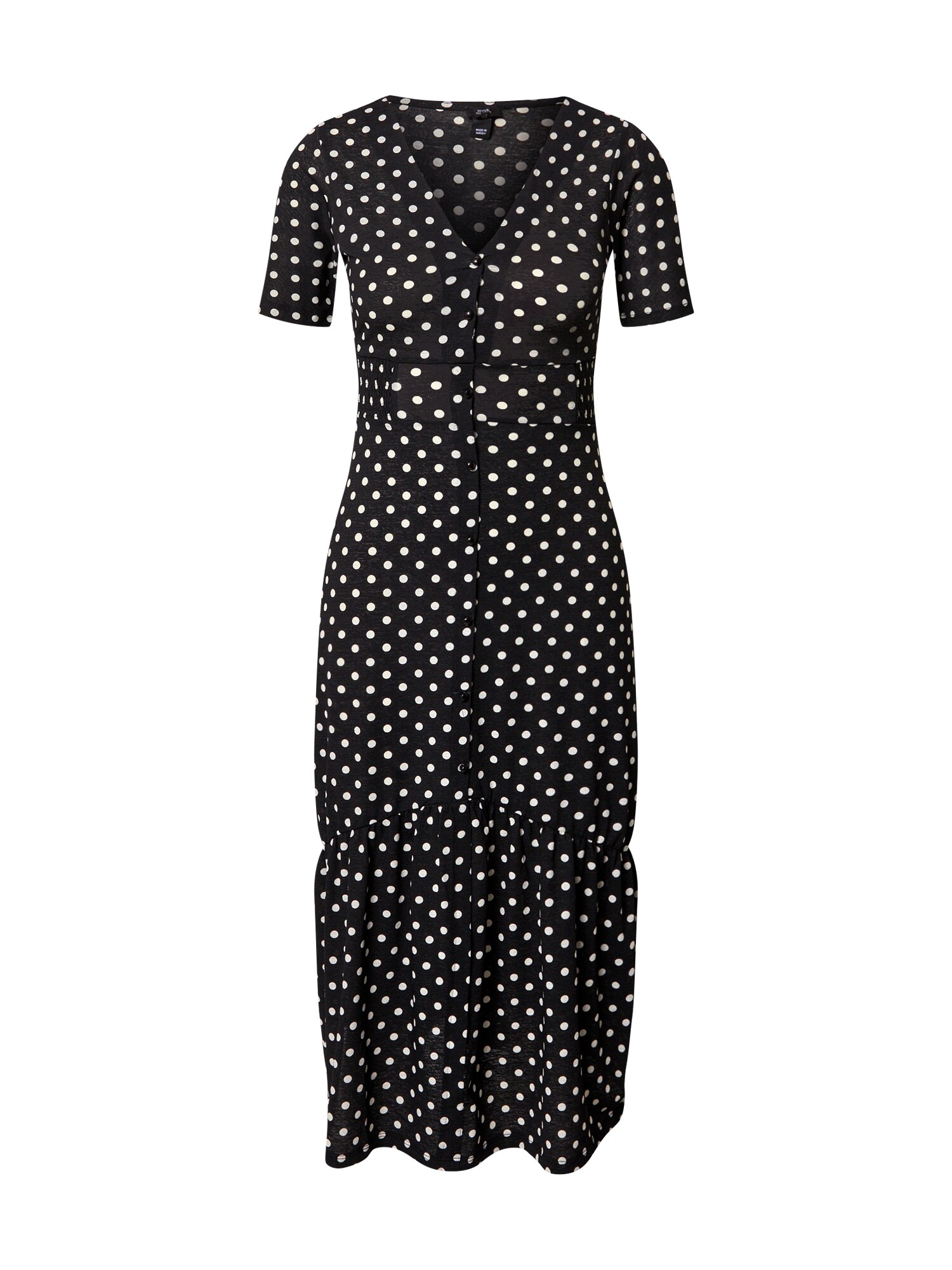 River Island Palaidinės tipo suknelė  juoda / balta