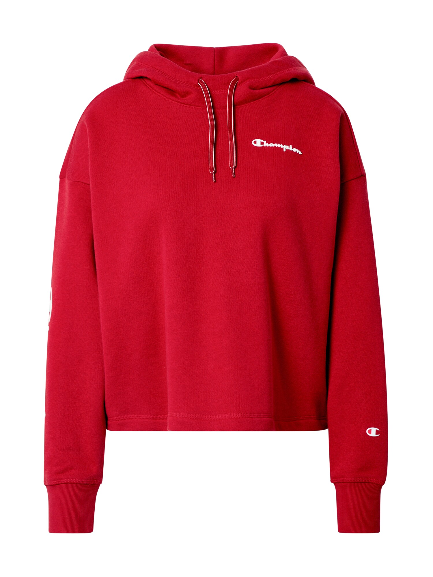 Champion Authentic Athletic Apparel Megztinis be užsegimo  vyno raudona spalva / balta