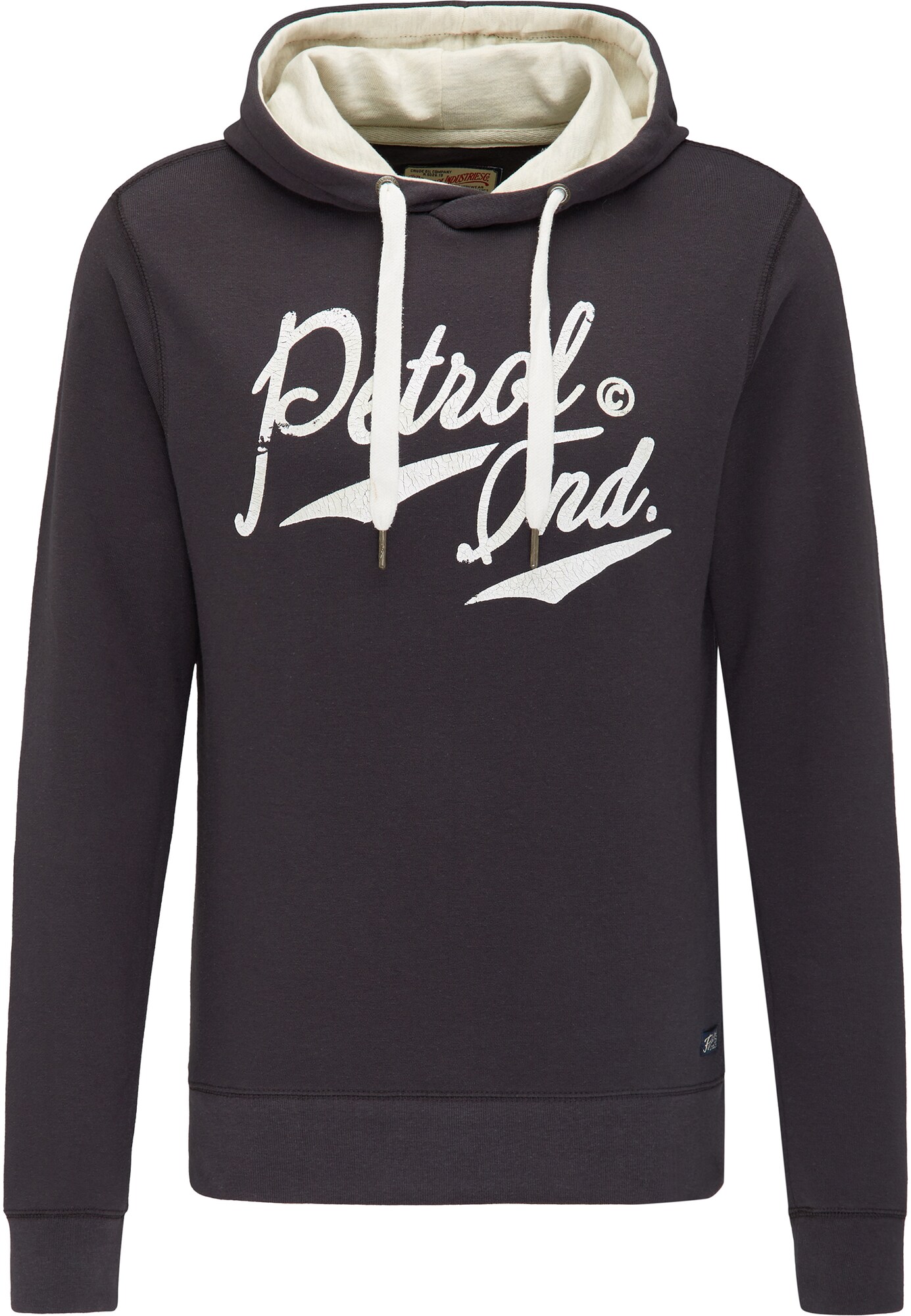 Petrol Industries Heren Sweatshirt Kastanjebruin Wit petrol industries kopen in de aanbieding