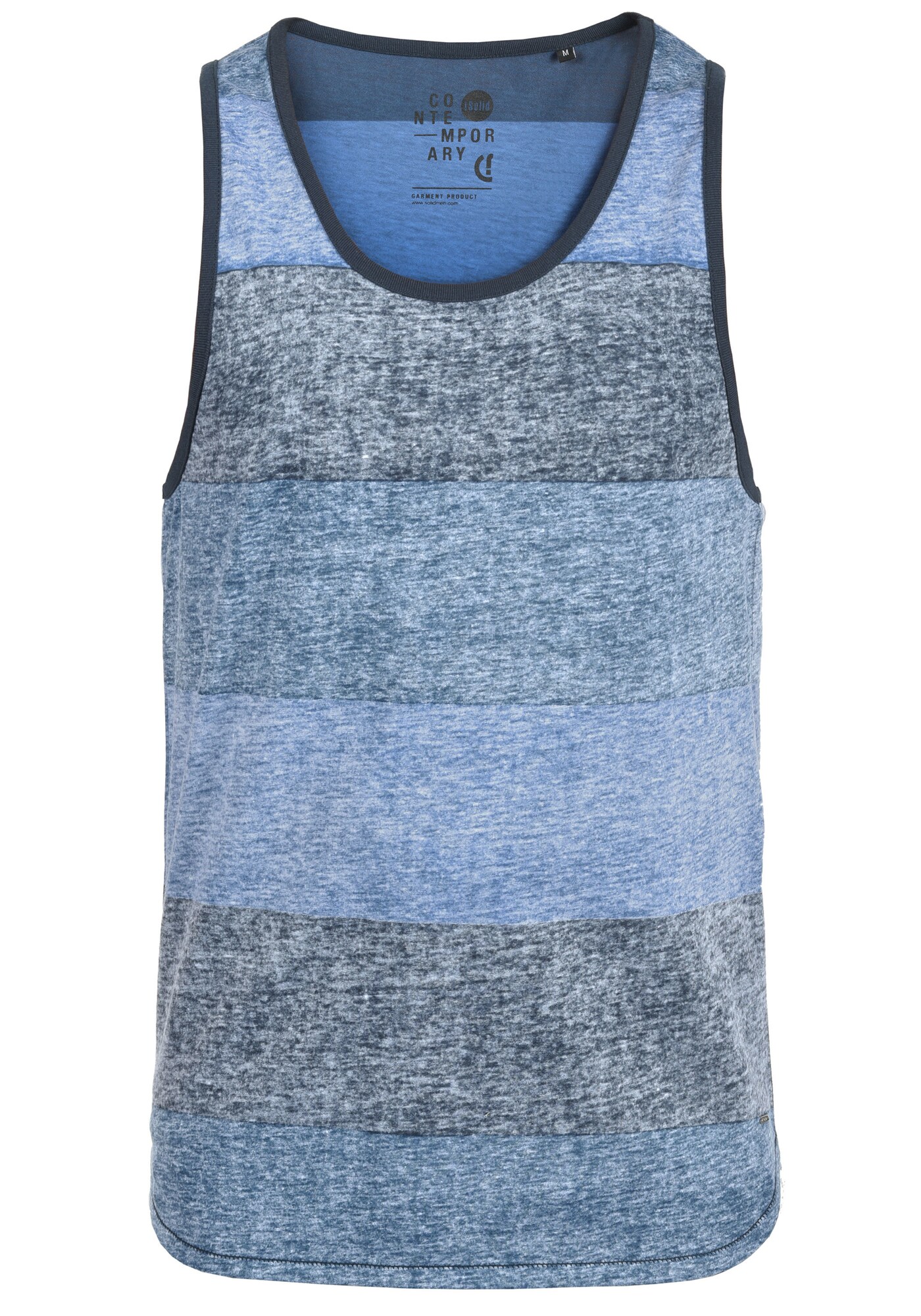 !Solid Camiseta 'Charan'  azul / gris