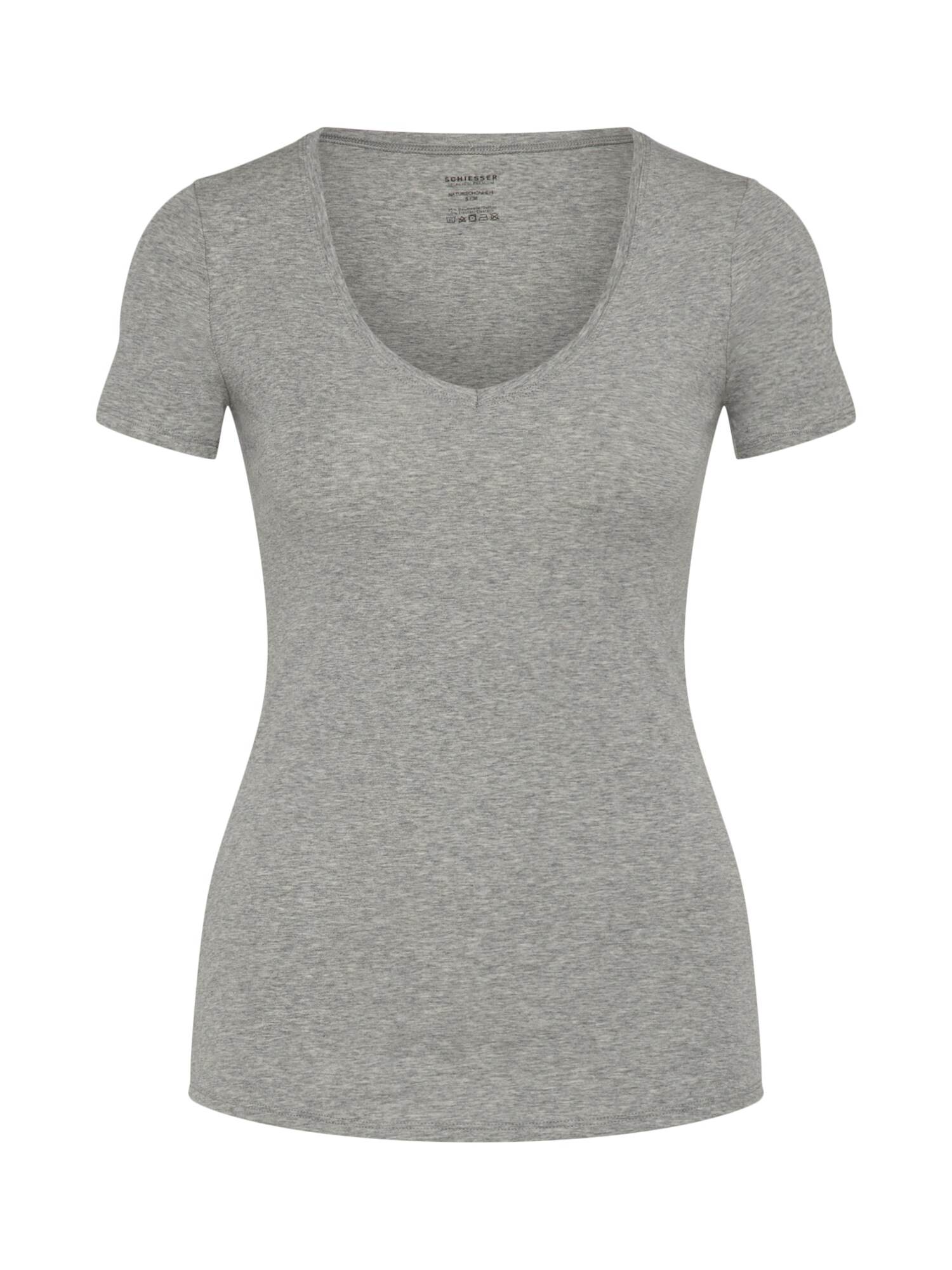 Schiesser Dames Slaapshirt Grijs schiesser kopen in de aanbieding