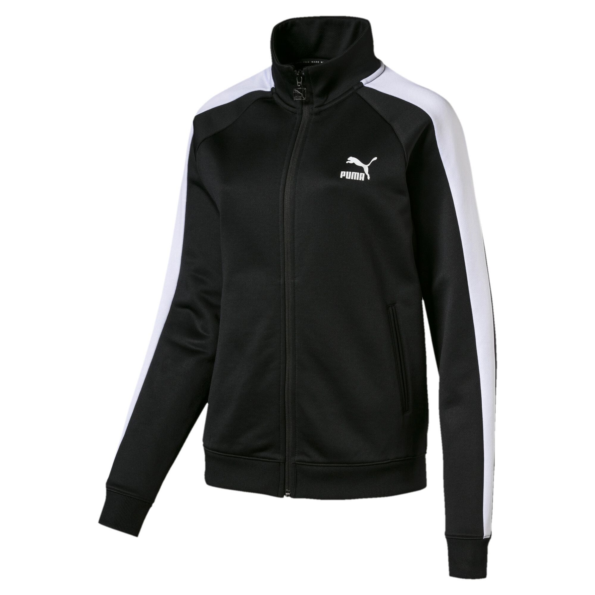Puma Dames Sportjas Zwart Wit puma kopen in de aanbieding