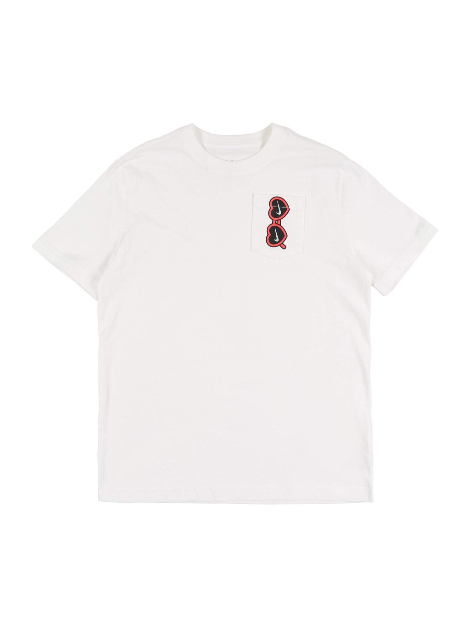 Nike Sportswear Marškinėliai 'G NSW TEE SUNGLASS PKT BOYFRND'  balta