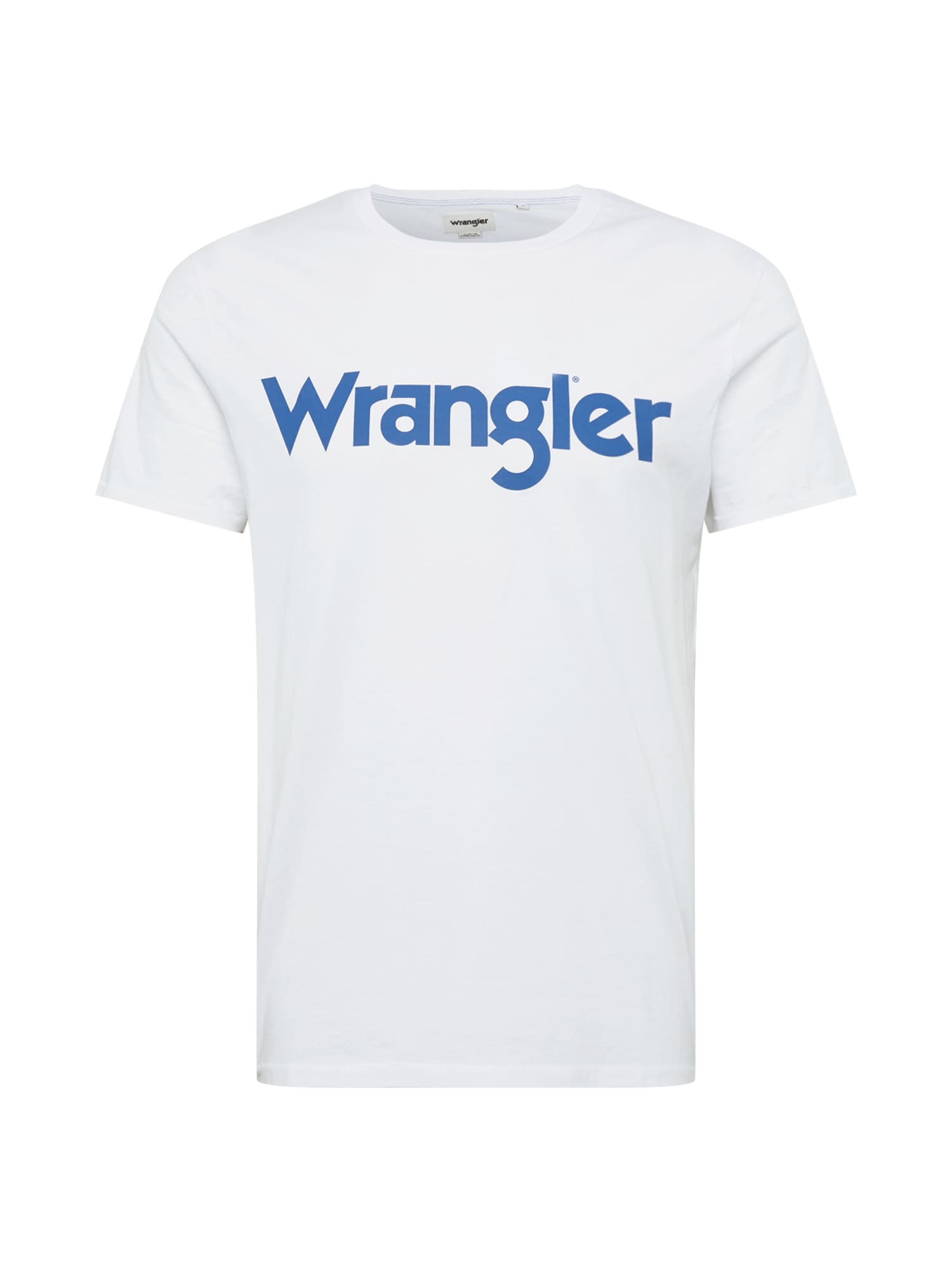 WRANGLER Marškinėliai  balta / mėlyna
