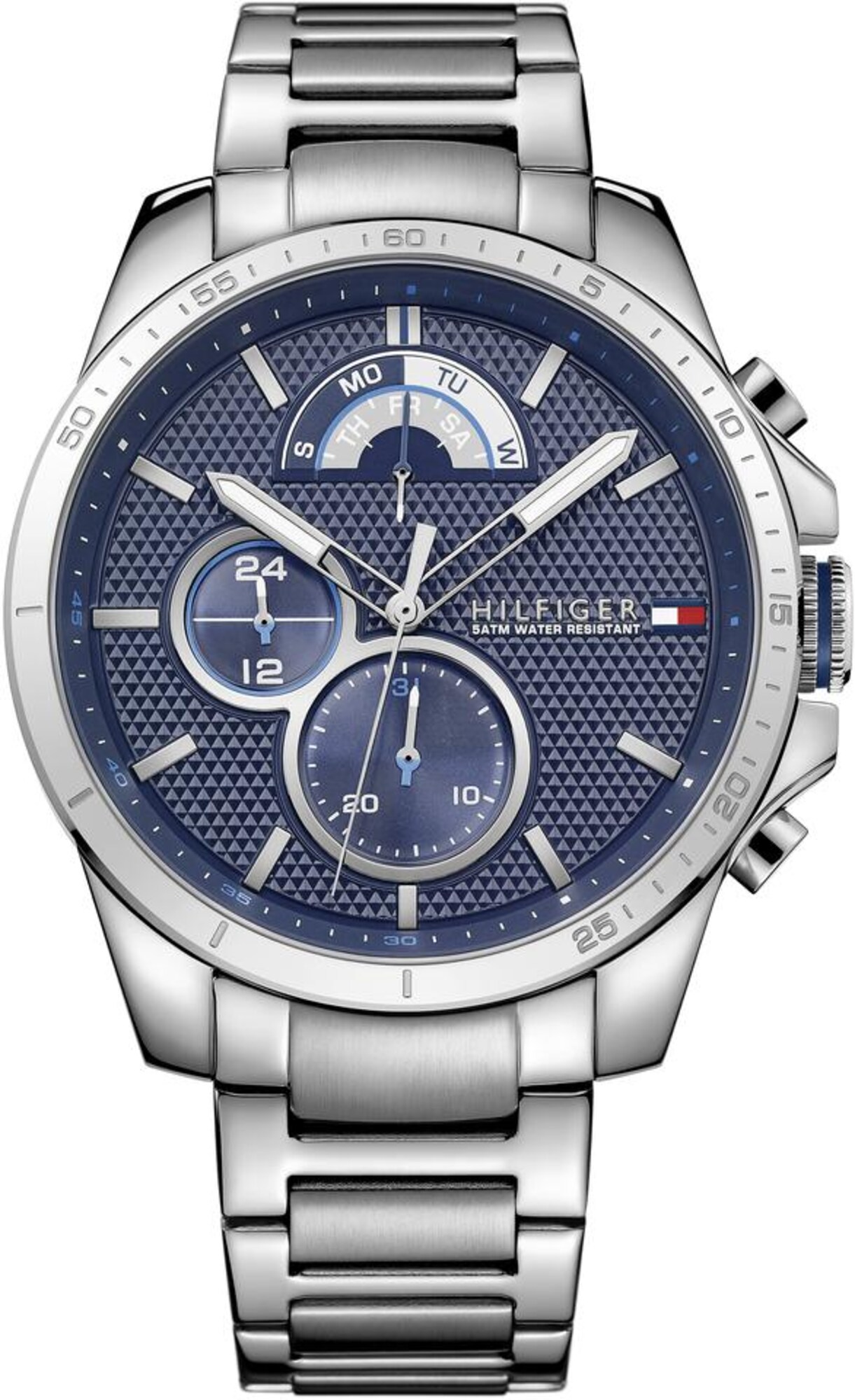 TOMMY HILFIGER Analoginis (įprastinio dizaino) laikrodis 'Cool Sport'  sidabrinė
