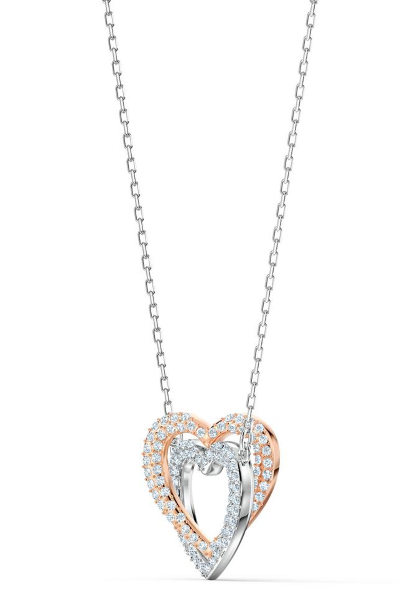 Swarovski Lánc  arany / ezüst / átlátszó termék 2. képe