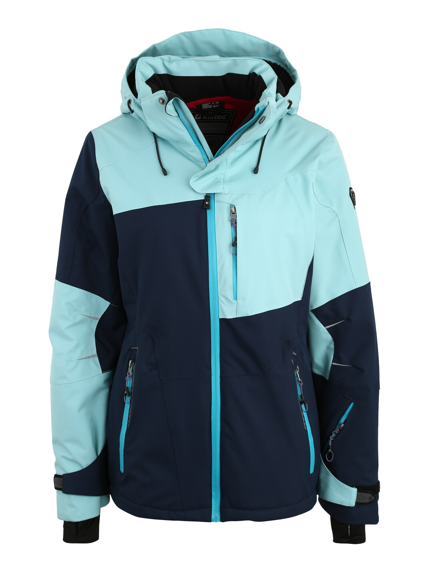 Killtec Dames Sportjas Luira Turquoise Donkerblauw killtec kopen in de aanbieding