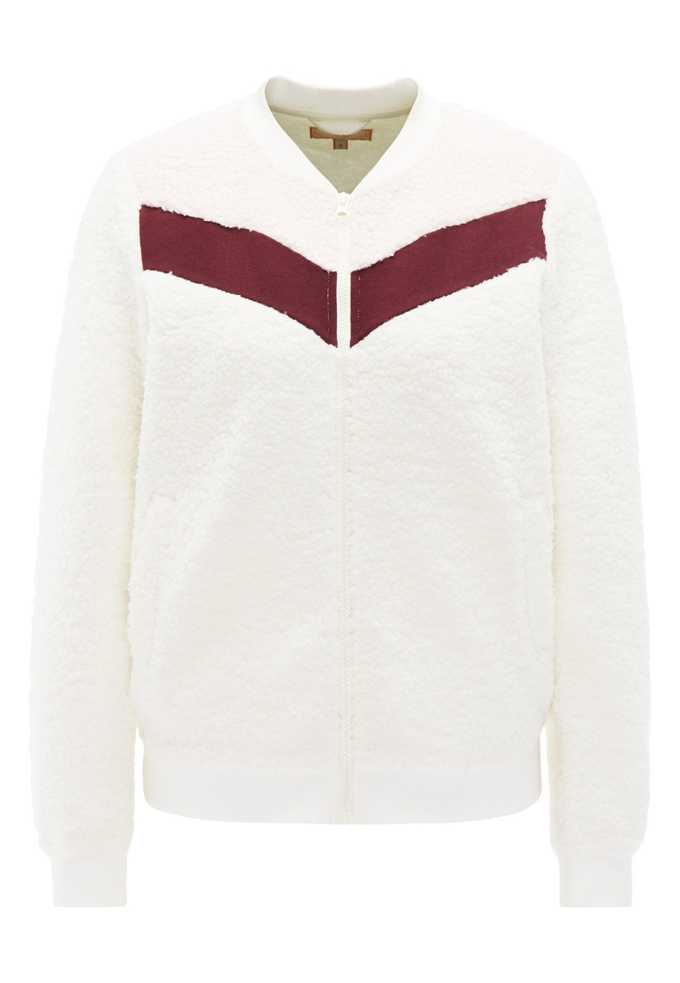 Mymo Dames Tussenjas Beige Bloedrood mymo kopen in de aanbieding