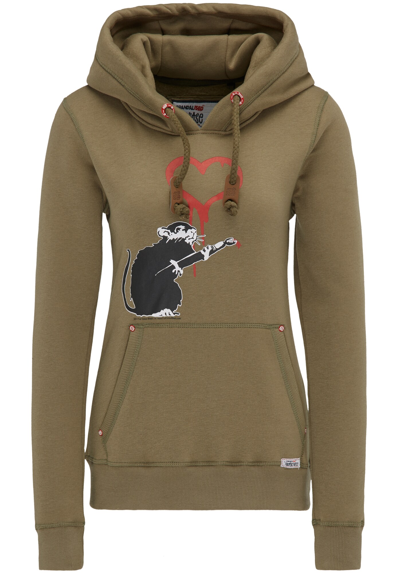 Homebase Dames Sweatshirt Olijfgroen homebase kopen in de aanbieding