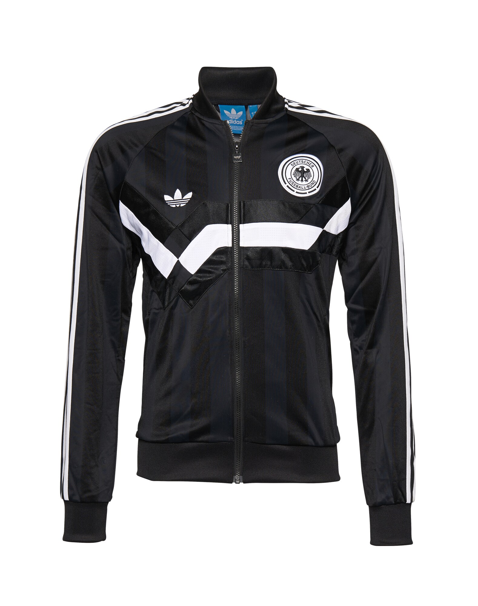 Adidas Originals Heren Sweatvest Germany Tt Zwart Wit adidas originals kopen in de aanbieding
