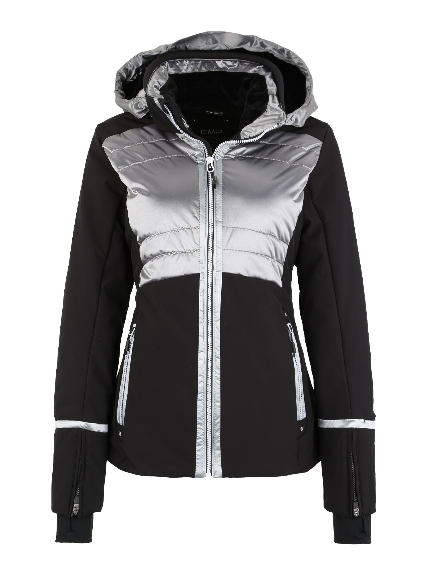 Cmp Dames Outdoorjas Zwart Zilver cmp kopen in de aanbieding
