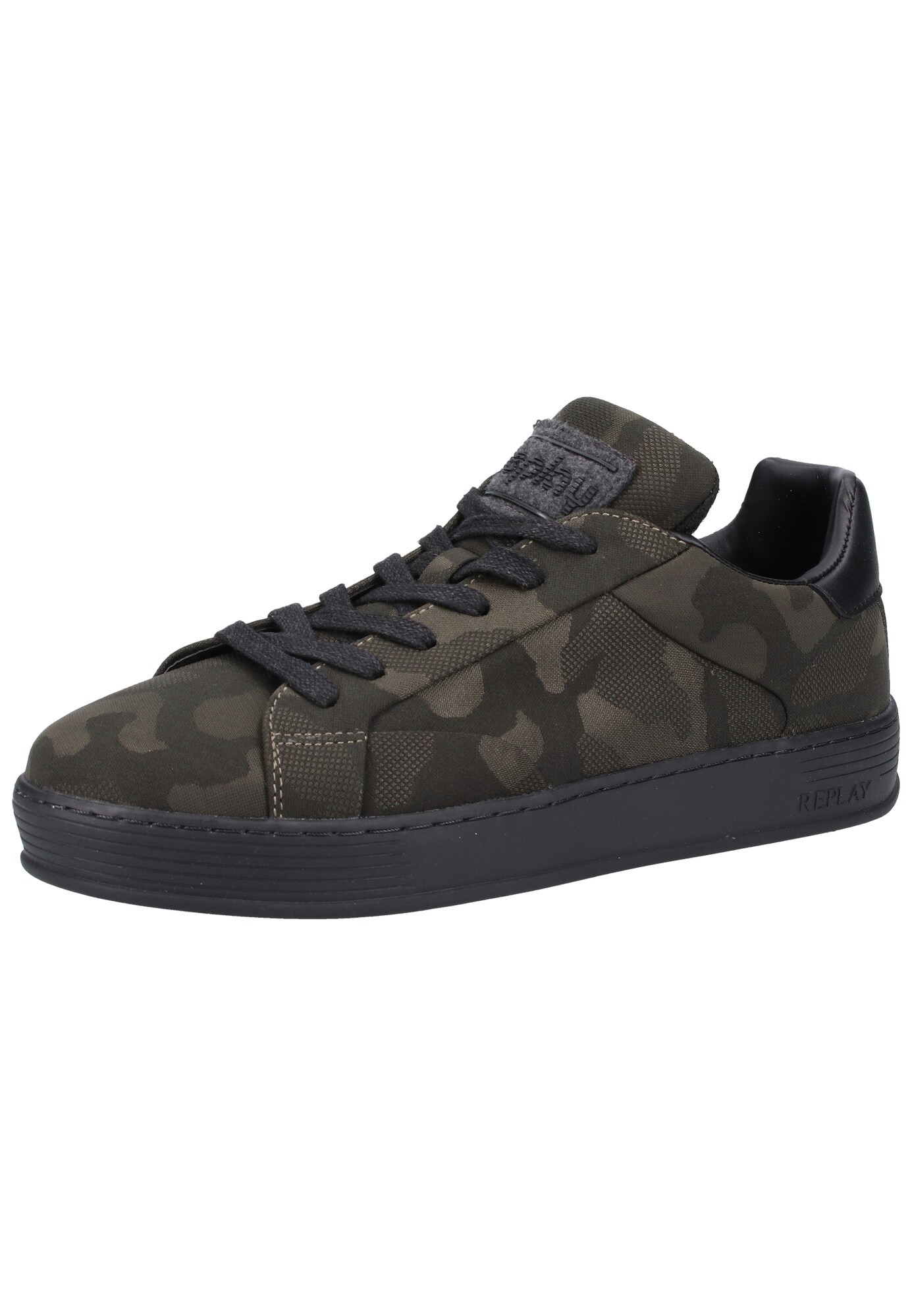 REPLAY Sneaker oliv / dunkelgrün