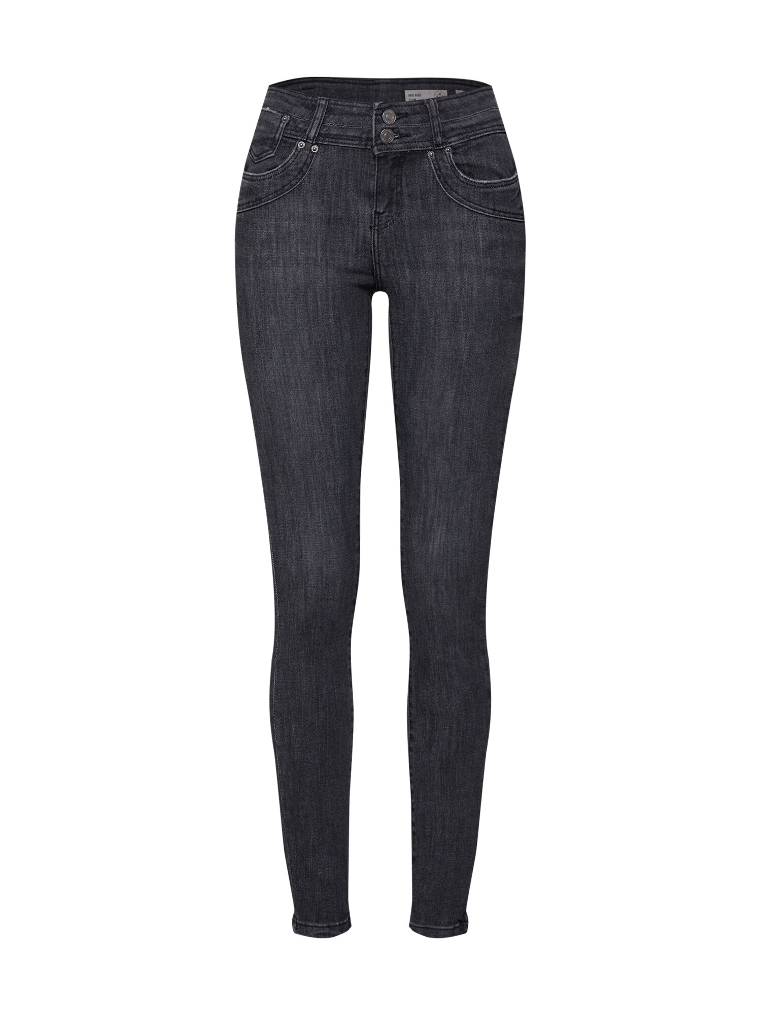 Vero Moda Dames Jeans Vmseven Mr Slim T Girl Vi204 Grey Denim vero moda kopen in de aanbieding