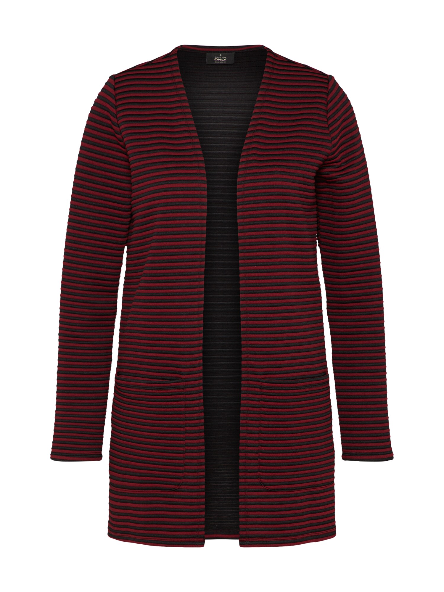 Only Dames Gebreid Vest Donkerblauw Roestrood only kopen in de aanbieding