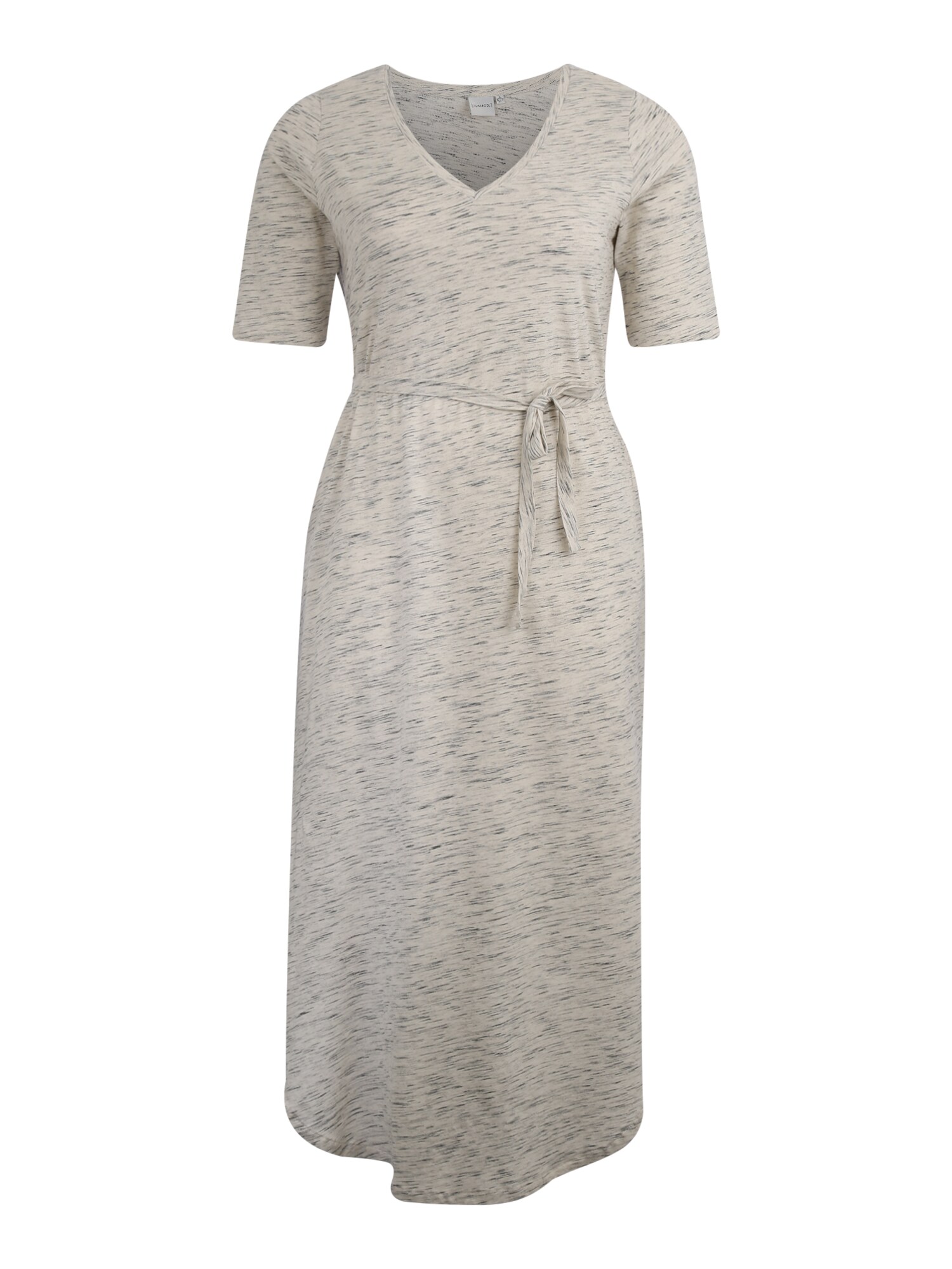 Junarose Dames Jurk Macaela Grijs Gemeleerd Zwart junarose kopen in de aanbieding