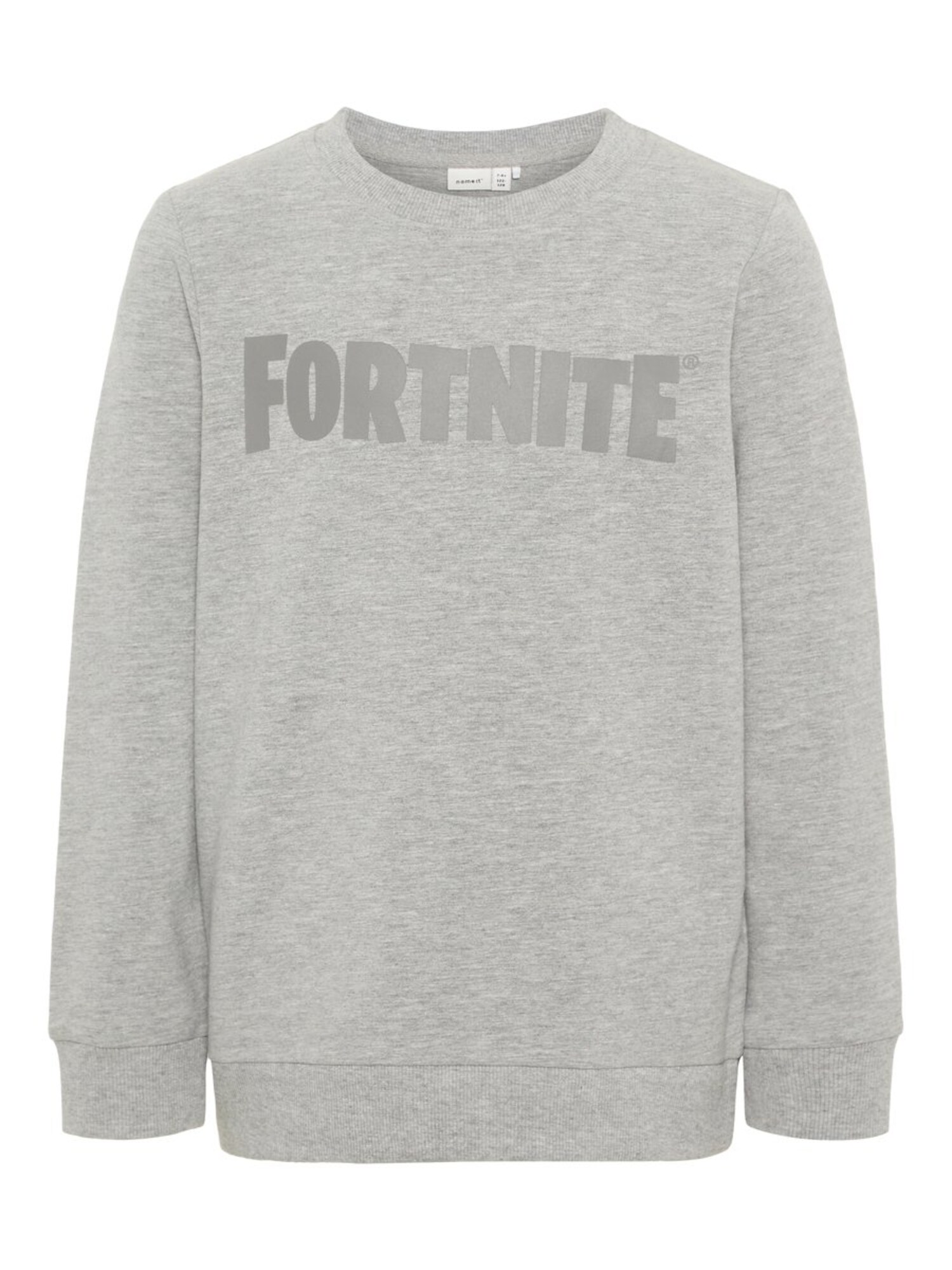 Name It Jongens Sweatshirt Fortnite Grijs Gemeleerd name it kopen in de aanbieding