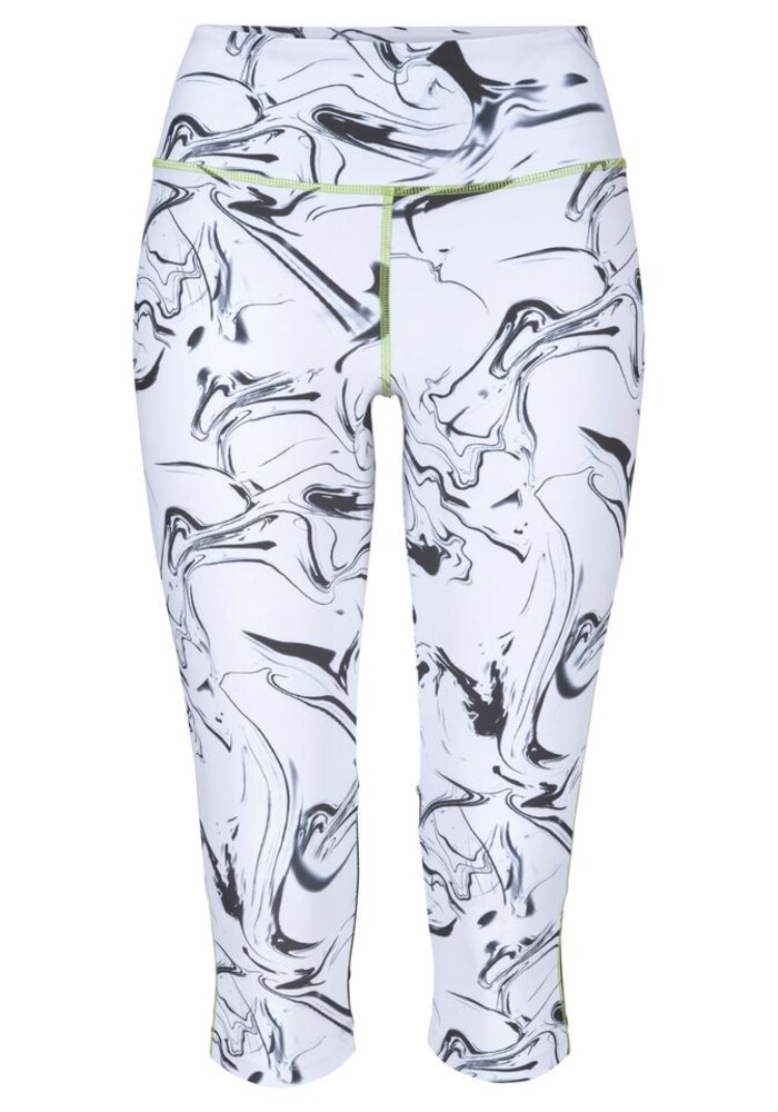 LASCANA ACTIVE Sporthose Damen Größe L schwarz / weiß