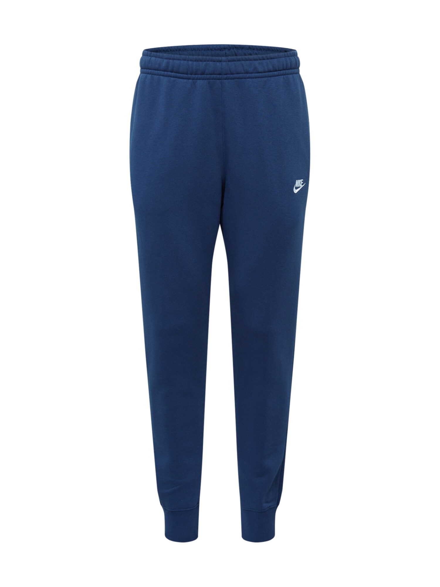 Nike Sportswear Nohavice 'Club Fleece'  námornícka modrá / biela