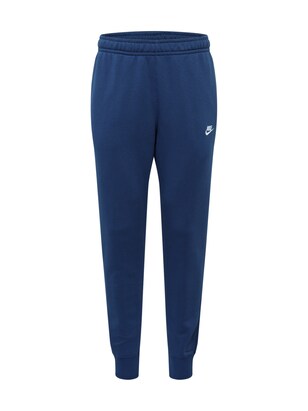 Nike Sportswear Broek ‘Club Fleece’ Marine / Wit