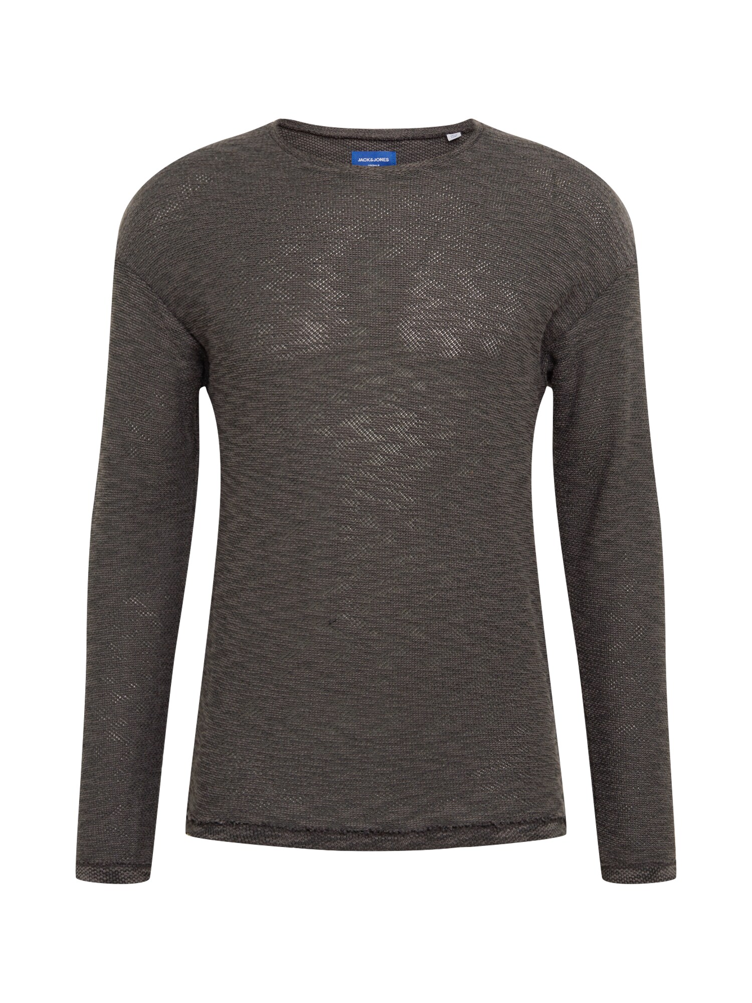 JACK & JONES Megztinis be užsegimo  tamsiai ruda