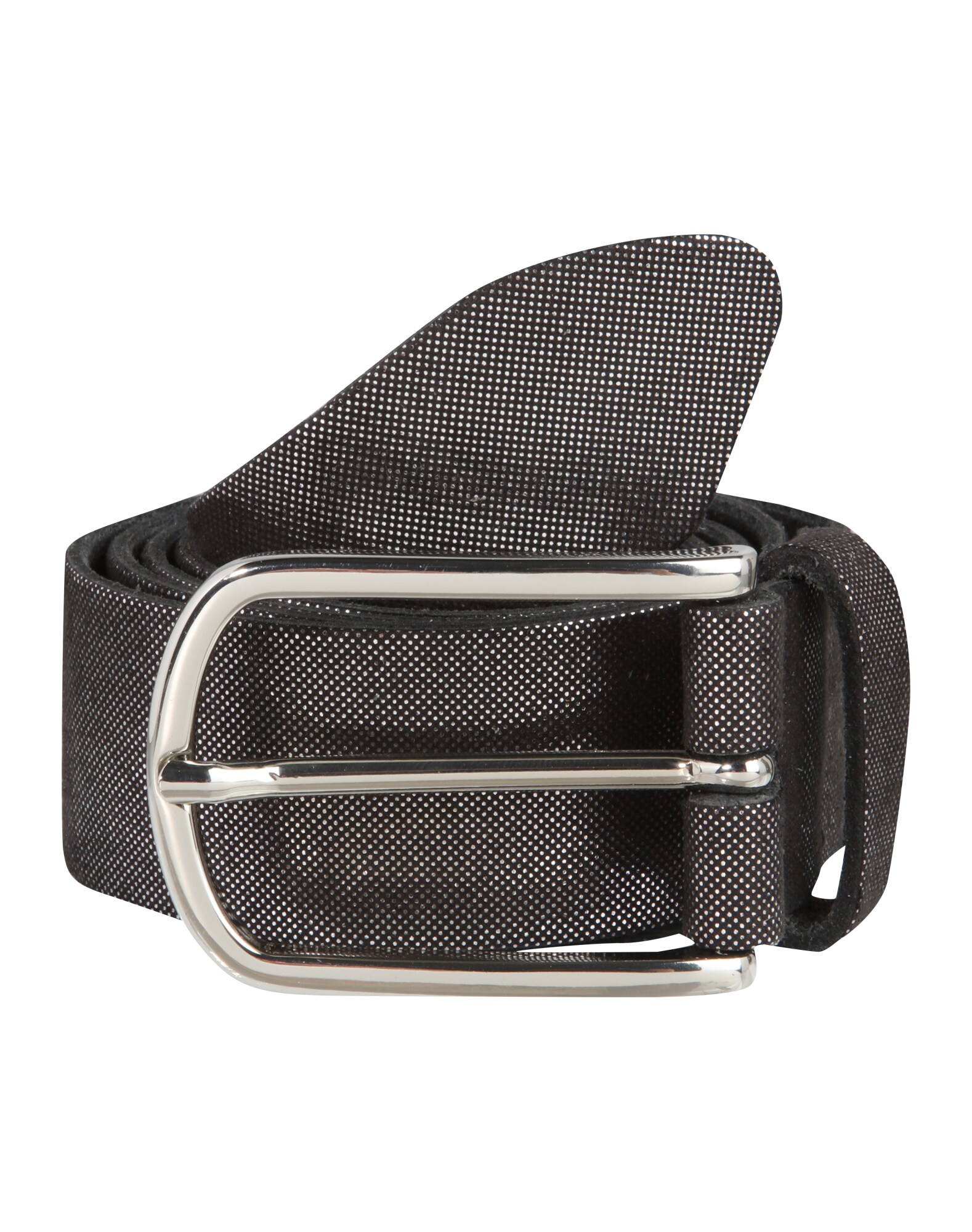 VANZETTI Curea  negru / argintiu