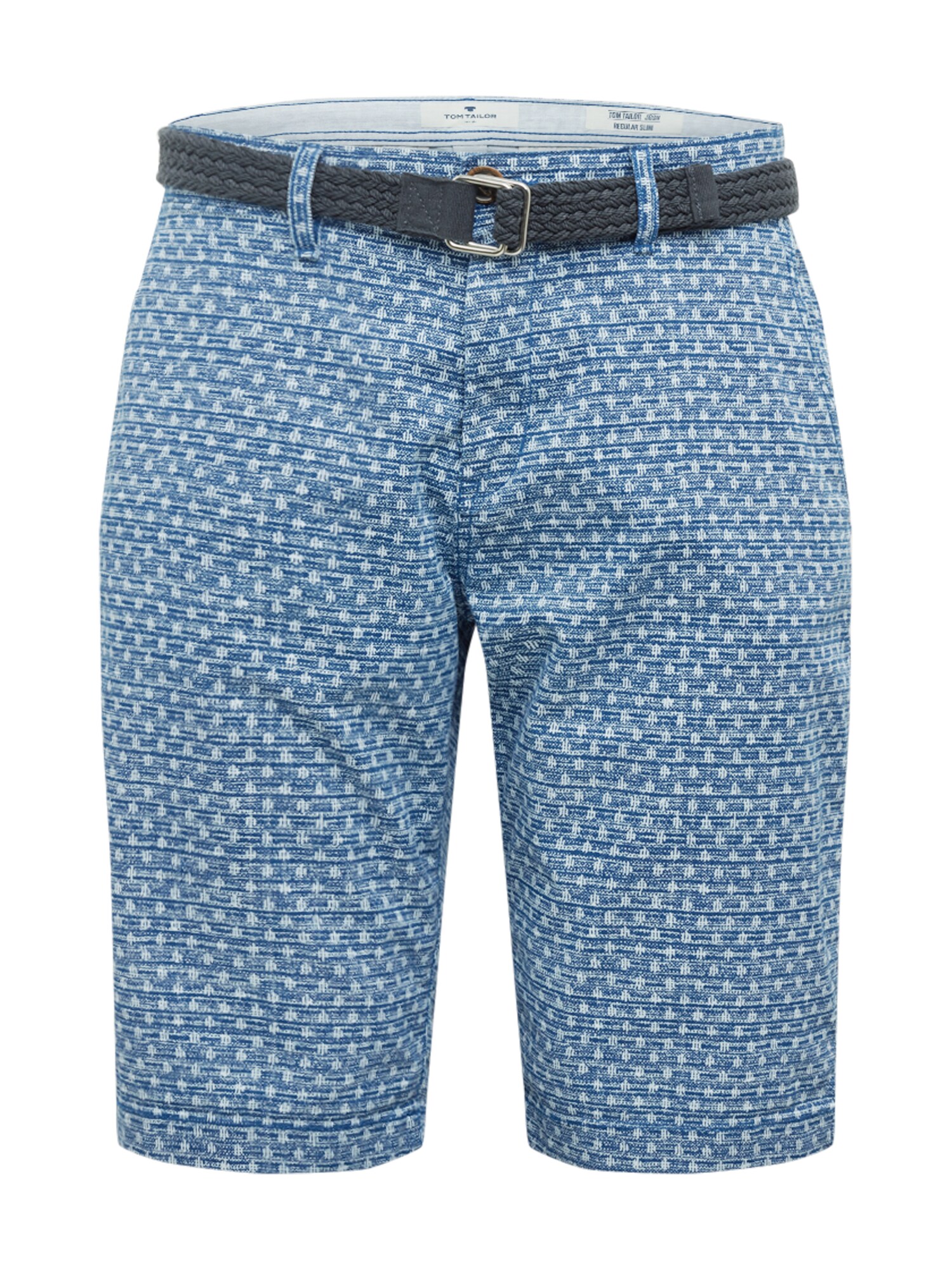 TOM TAILOR Chino stiliaus kelnės  mėlyna dūmų spalva / šviesiai mėlyna