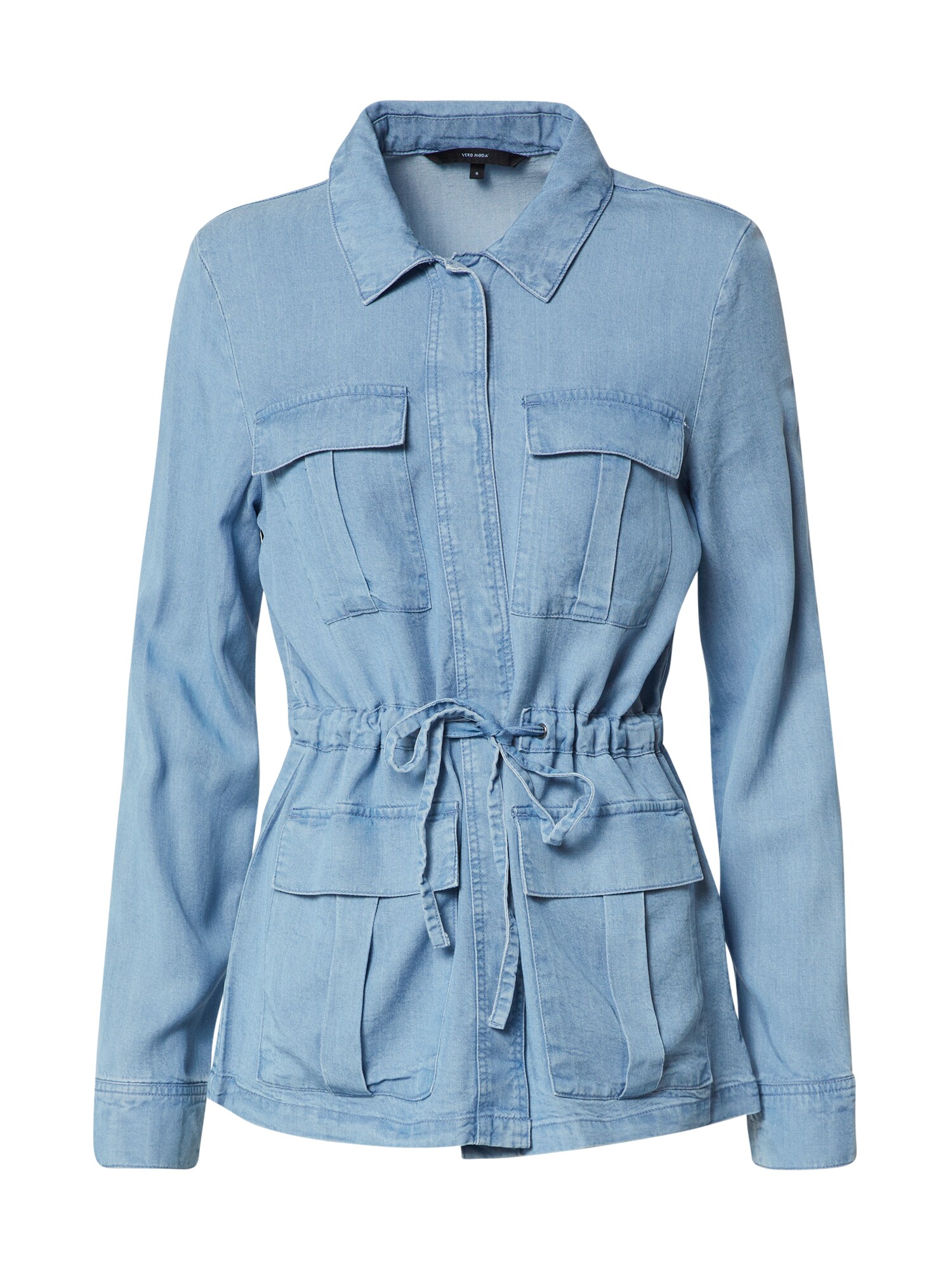VERO MODA Demisezoninė striukė  tamsiai (džinso) mėlyna
