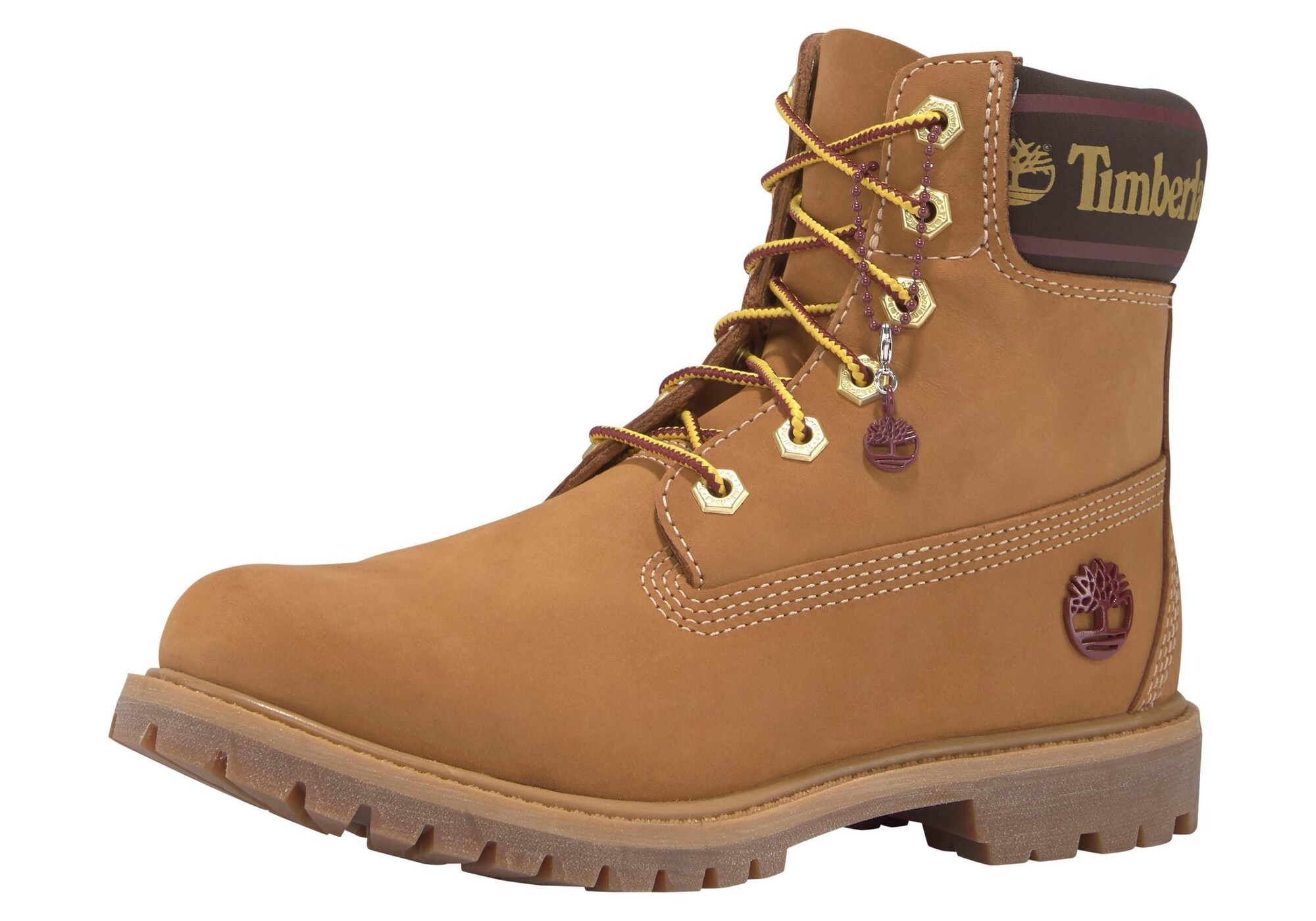 TIMBERLAND Suvarstomieji kulkšnis dengiantys batai  šviesiai ruda / tamsiai ruda