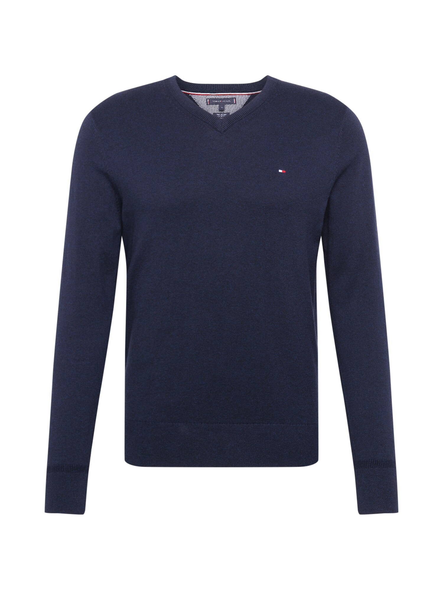 TOMMY HILFIGER Megztinis  tamsiai mėlyna jūros spalva